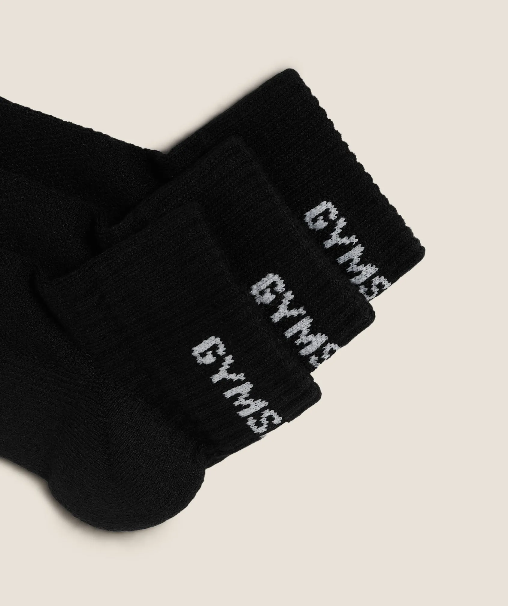 Gymshark Quarter Sock 6pk - Black sold by Gymshark product image thumbnail 2