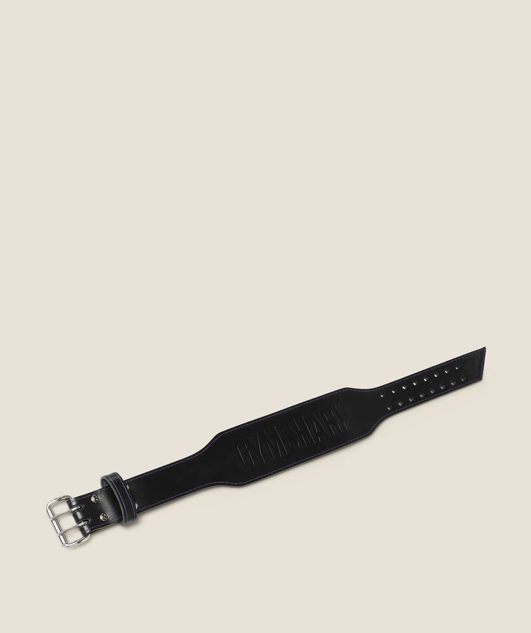 Gymshark Tapered Double Prong Lifting Belt - Black/Amethist sold by Gymshark product image thumbnail 3