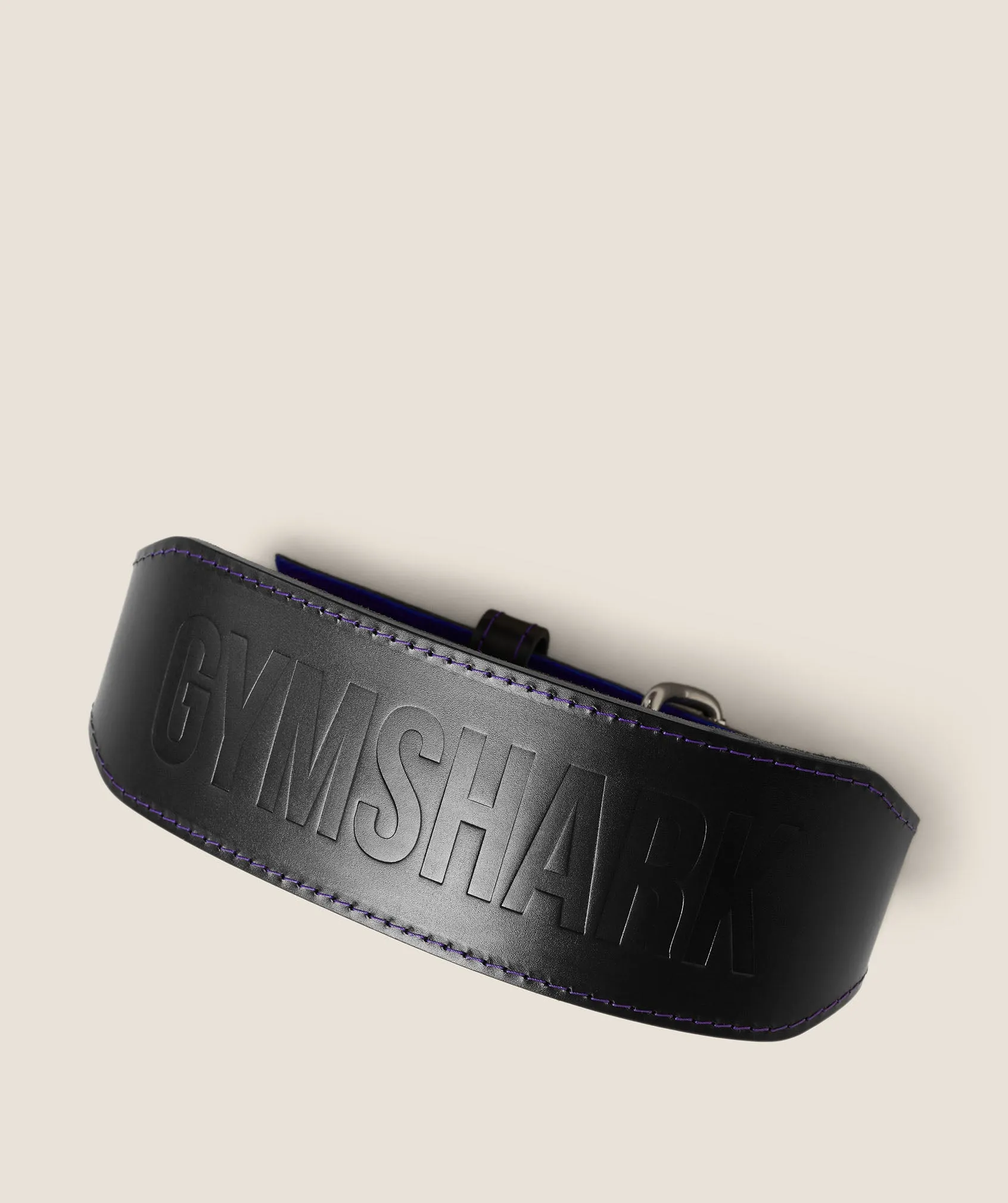 Gymshark Tapered Double Prong Lifting Belt - Black/Amethist sold by Gymshark product image thumbnail 2