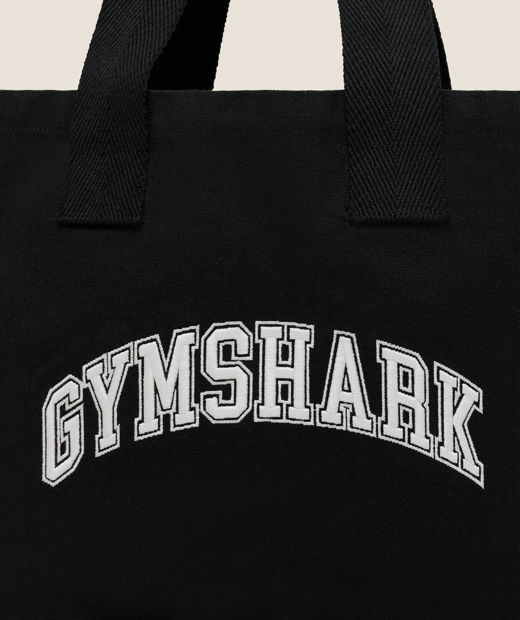 Gymshark Essentials Tote - Black/Soft White sold by Gymshark product image thumbnail 3