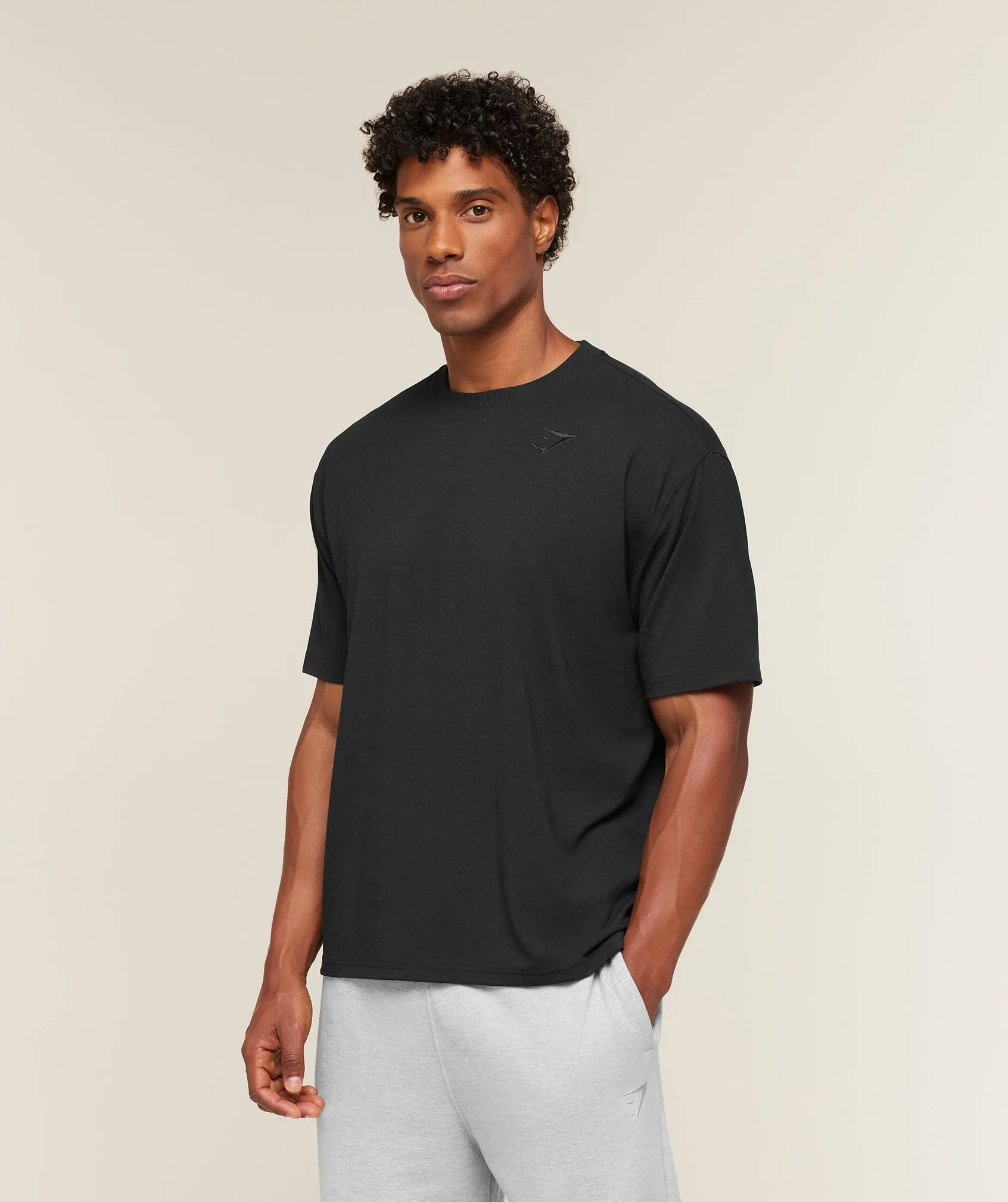 Gymshark Campus Crest T-Shirt - Black sold by Gymshark product image thumbnail 3