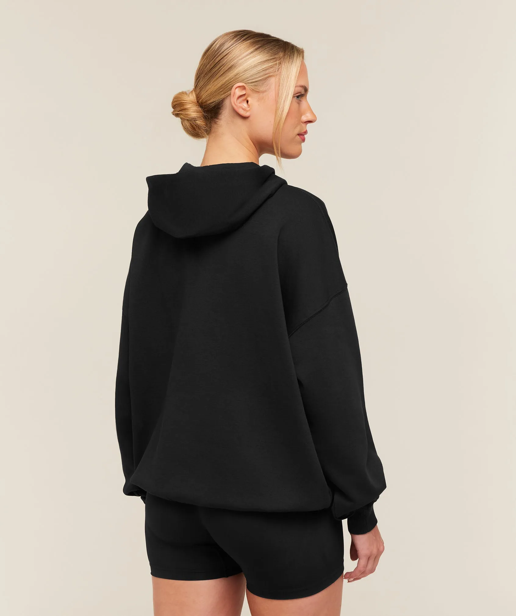 Gymshark Training Oversized Fleece Hoodie - Black sold by Gymshark product image thumbnail 3