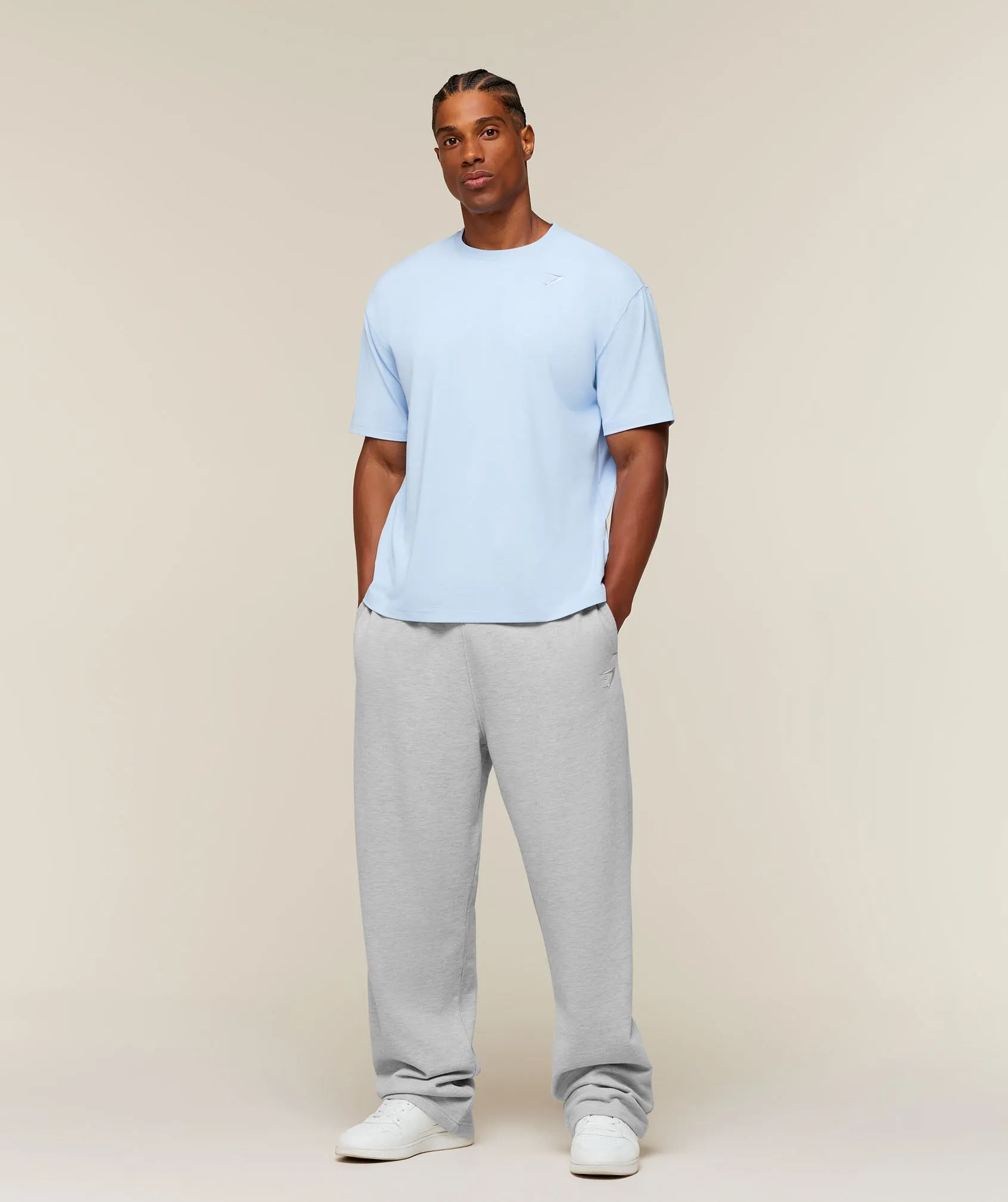 Gymshark Campus Crest T-Shirt - Tranquil Blue sold by Gymshark product image thumbnail 5