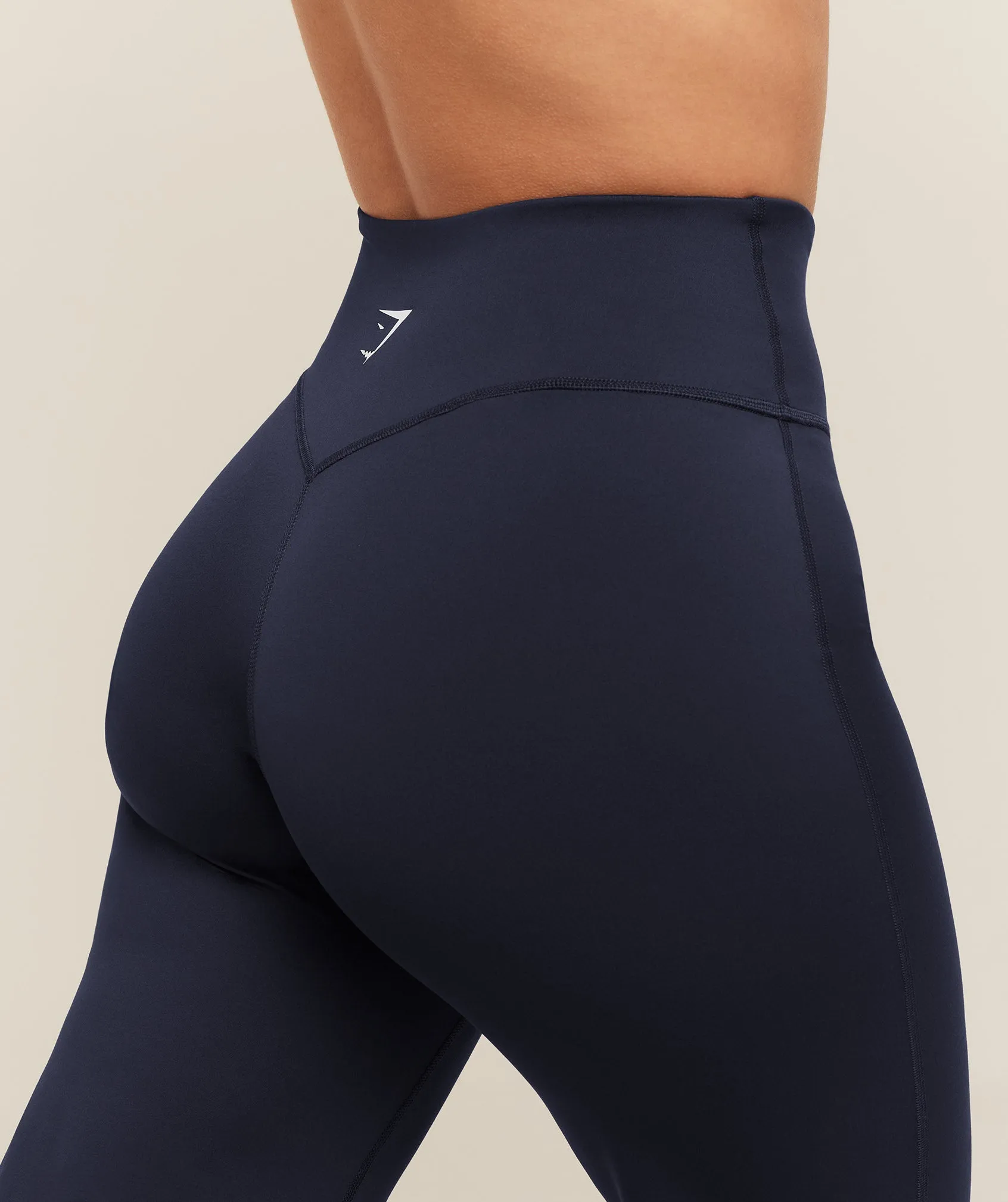 Gymshark Training Straight Leg Regular Leggings - Heavy Blue sold by Gymshark product image thumbnail 4
