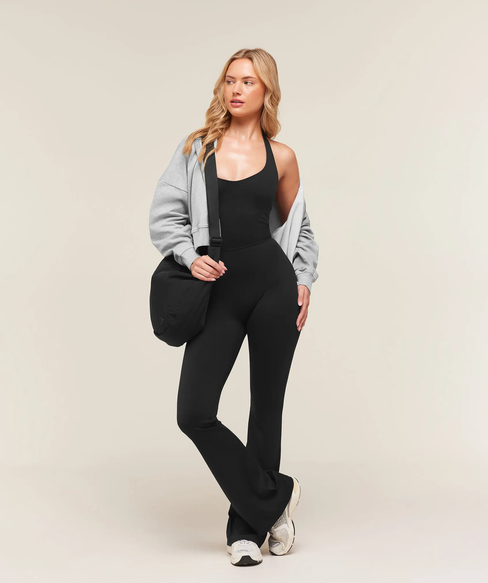Gymshark Training Flare One Piece - Black sold by Gymshark product image thumbnail 4