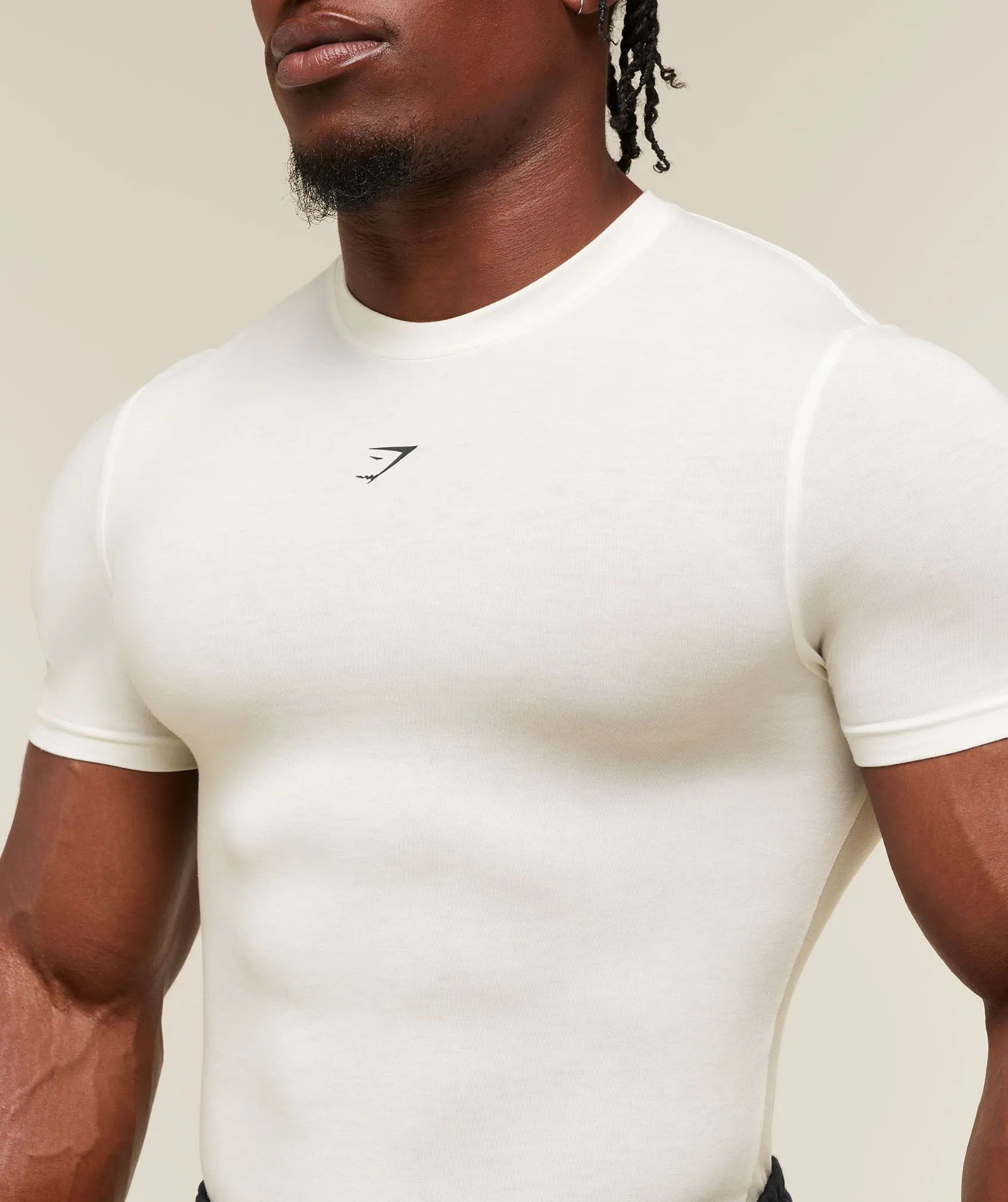 Gymshark Super Soft Muscle Tee - Soft White sold by Gymshark product image thumbnail 5