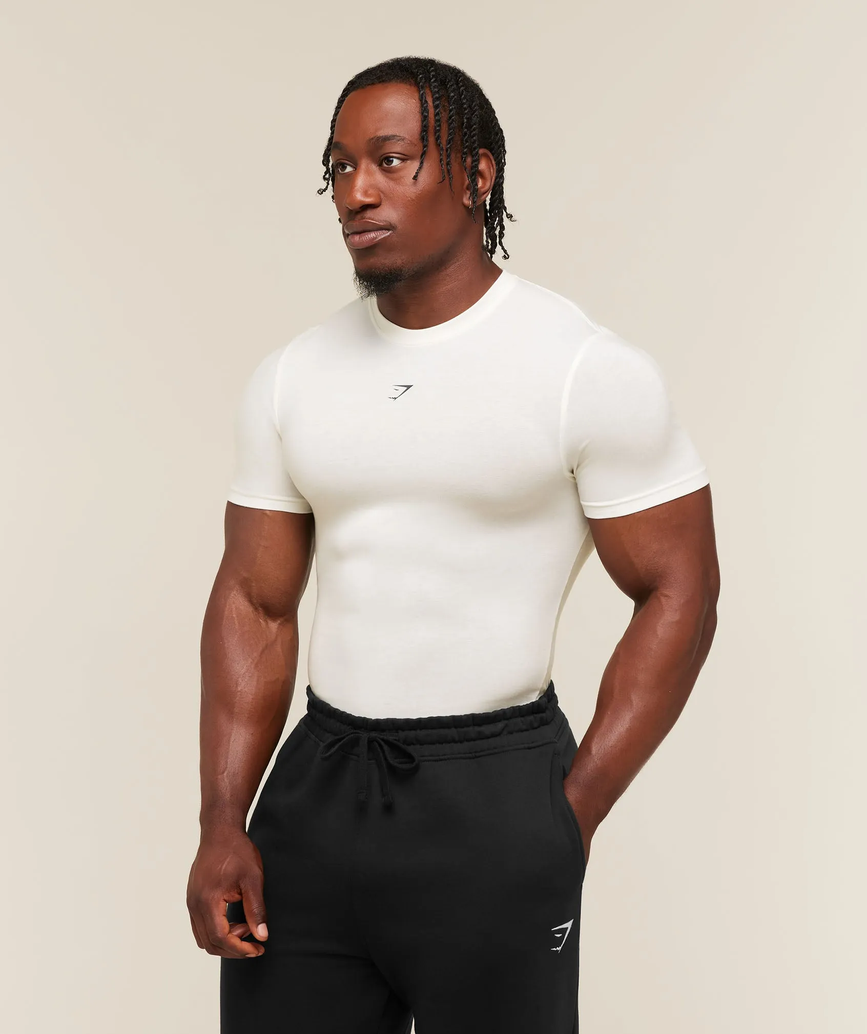 Gymshark Super Soft Muscle Tee - Soft White sold by Gymshark product image thumbnail 3