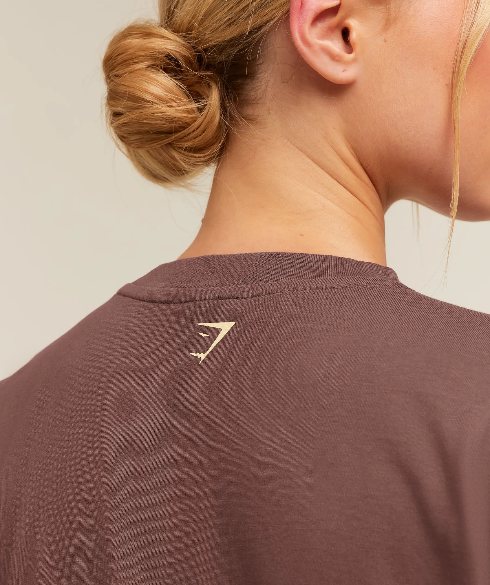 Gymshark College Crest Graphic T-Shirt - Espresso Brown sold by Gymshark product image thumbnail 5