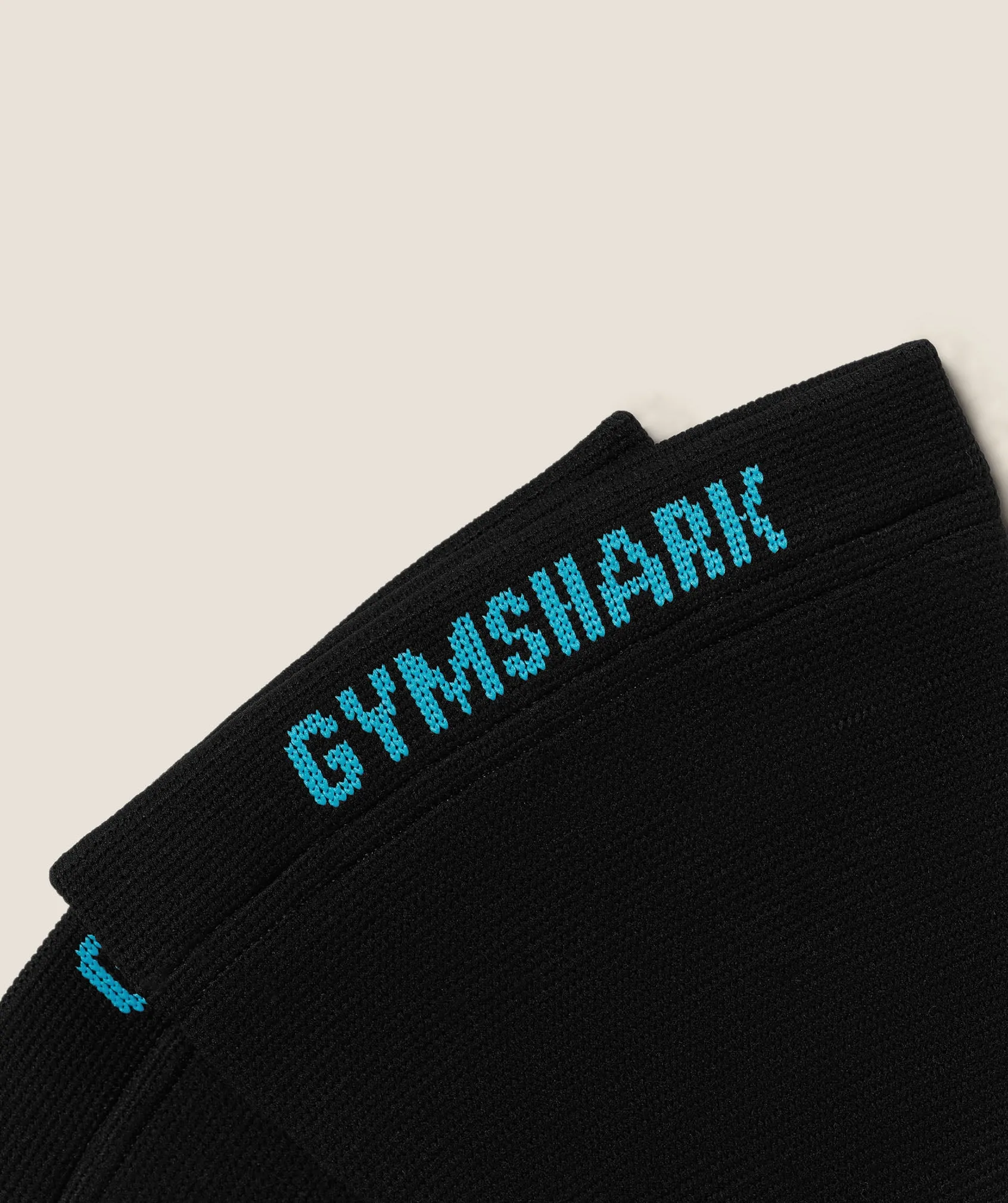 Gymshark Seamless Knee Sleeves - Black/Brand Blue sold by Gymshark product image thumbnail 2
