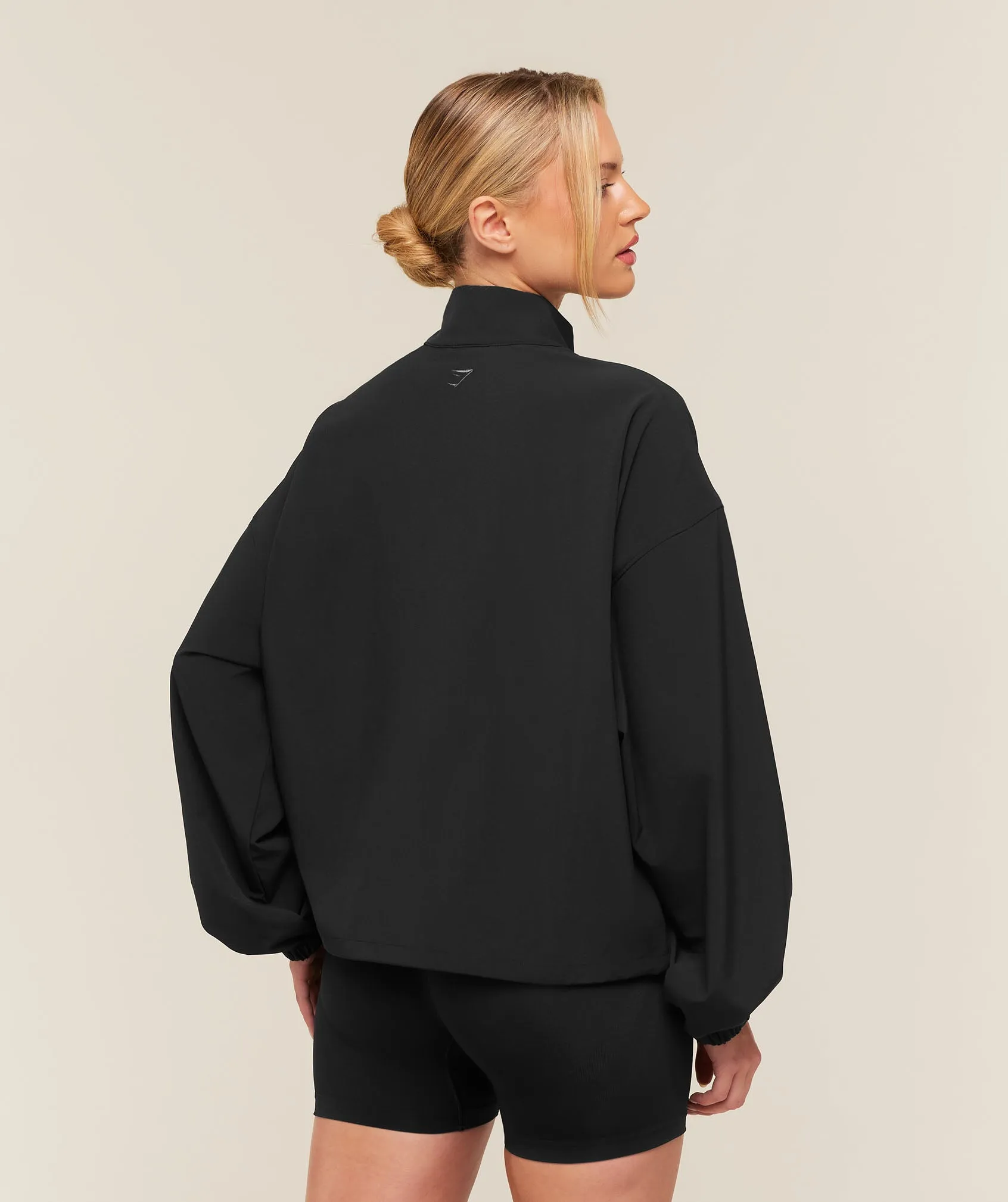Gymshark College Crest Graphic Track Jacket - Black sold by Gymshark product image thumbnail 2