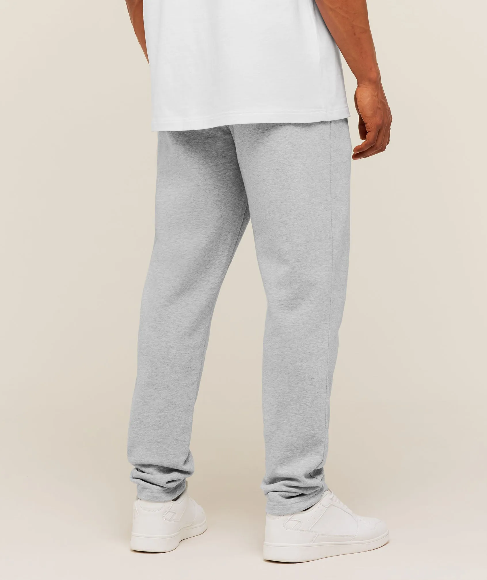 Gymshark Crest Tapered Joggers - Light Grey Core Marl sold by Gymshark product image thumbnail 2