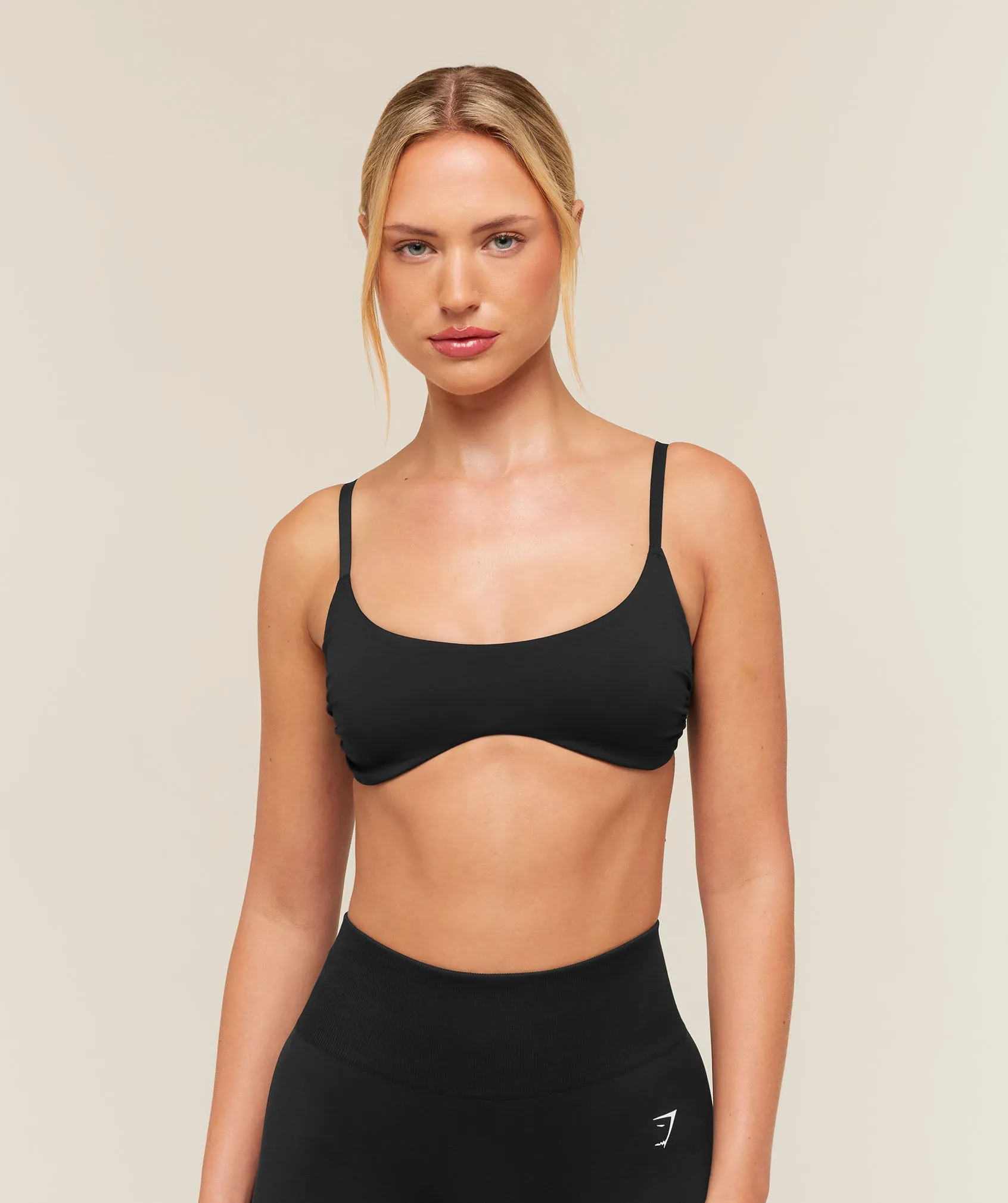 Gymshark Flutter Micro Sports Bra - Black sold by Gymshark