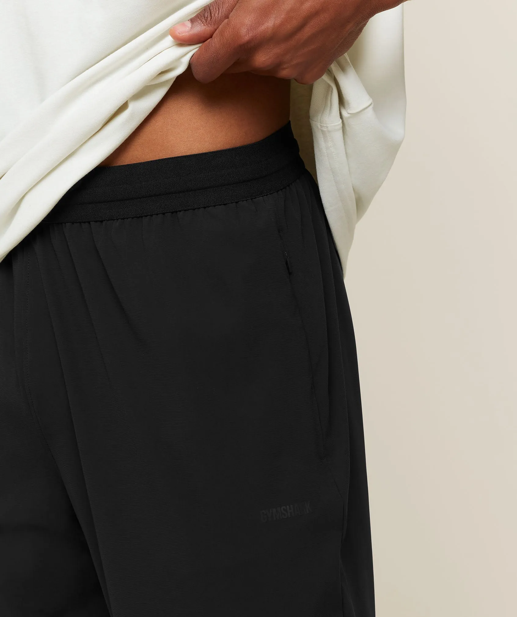 Gymshark Campus Crest Cuffed Pants - Black sold by Gymshark product image thumbnail 5