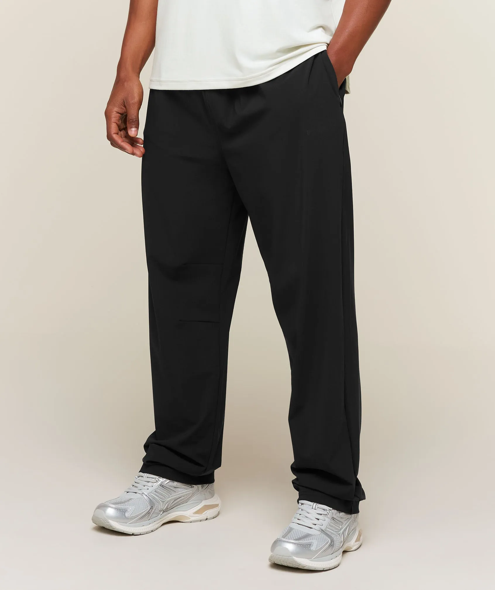 Gymshark Campus Crest Oversized Pants - Black sold by Gymshark product image thumbnail 3