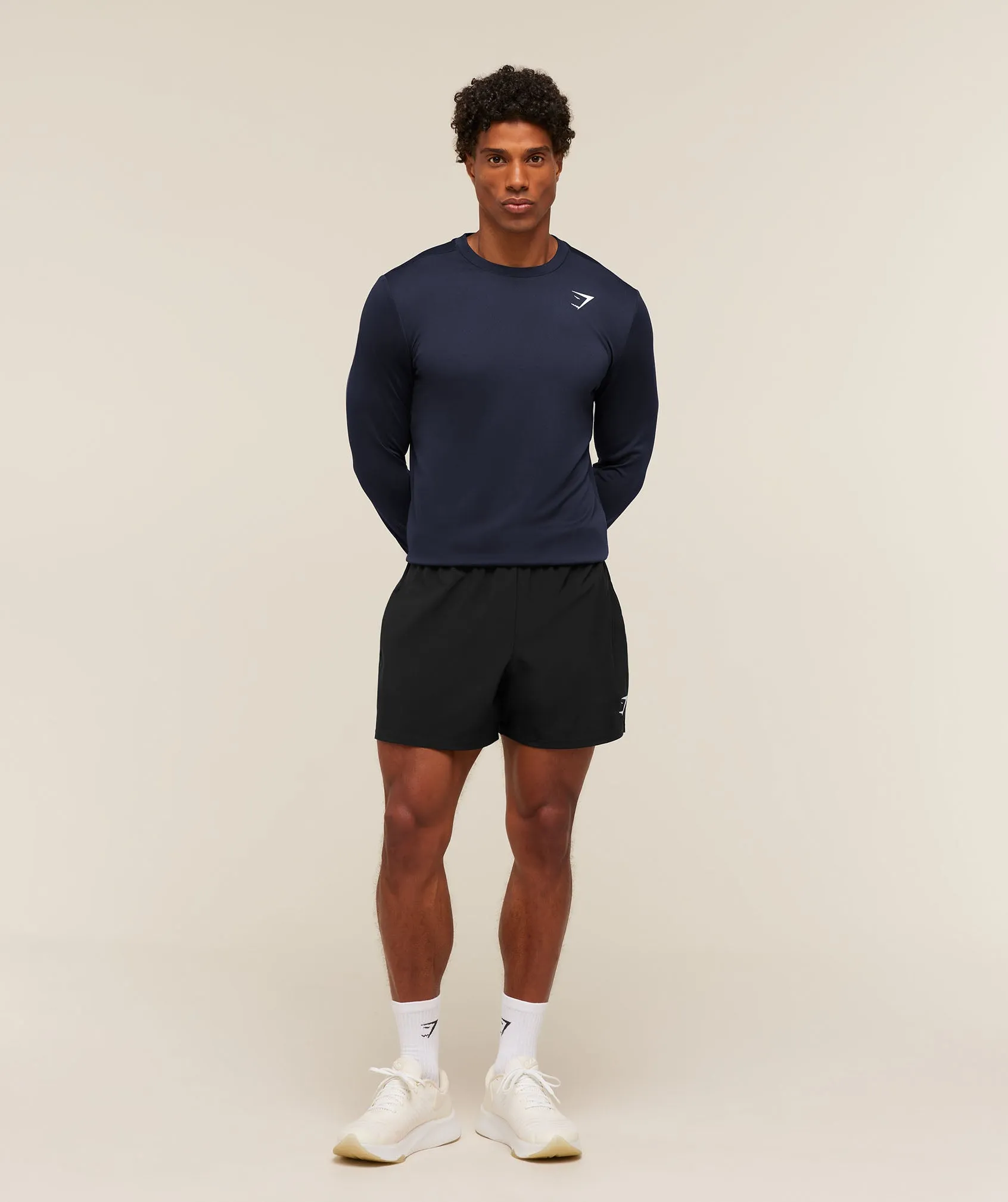 Gymshark Arrival Long Sleeve T-Shirt - Heavy Blue sold by Gymshark product image thumbnail 3