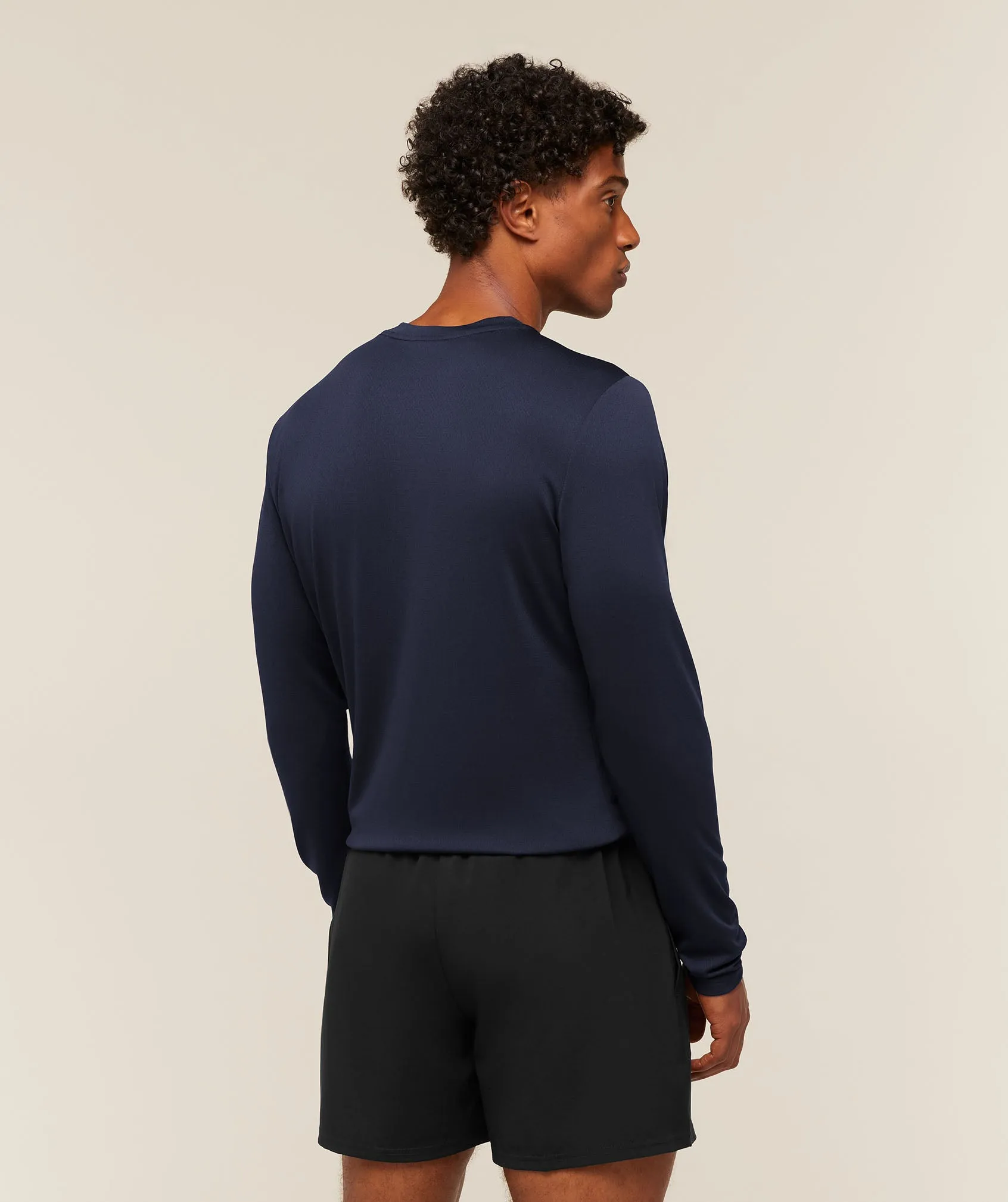 Gymshark Arrival Long Sleeve T-Shirt - Heavy Blue sold by Gymshark product image thumbnail 2
