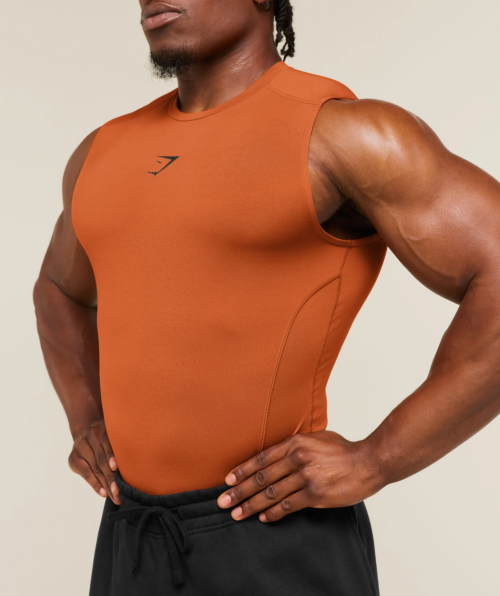 Gymshark Element Tank - Nutmeg Orange sold by Gymshark product image thumbnail 5