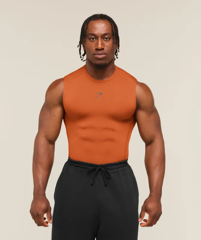 Gymshark Element Tank - Nutmeg Orange made by Gymshark