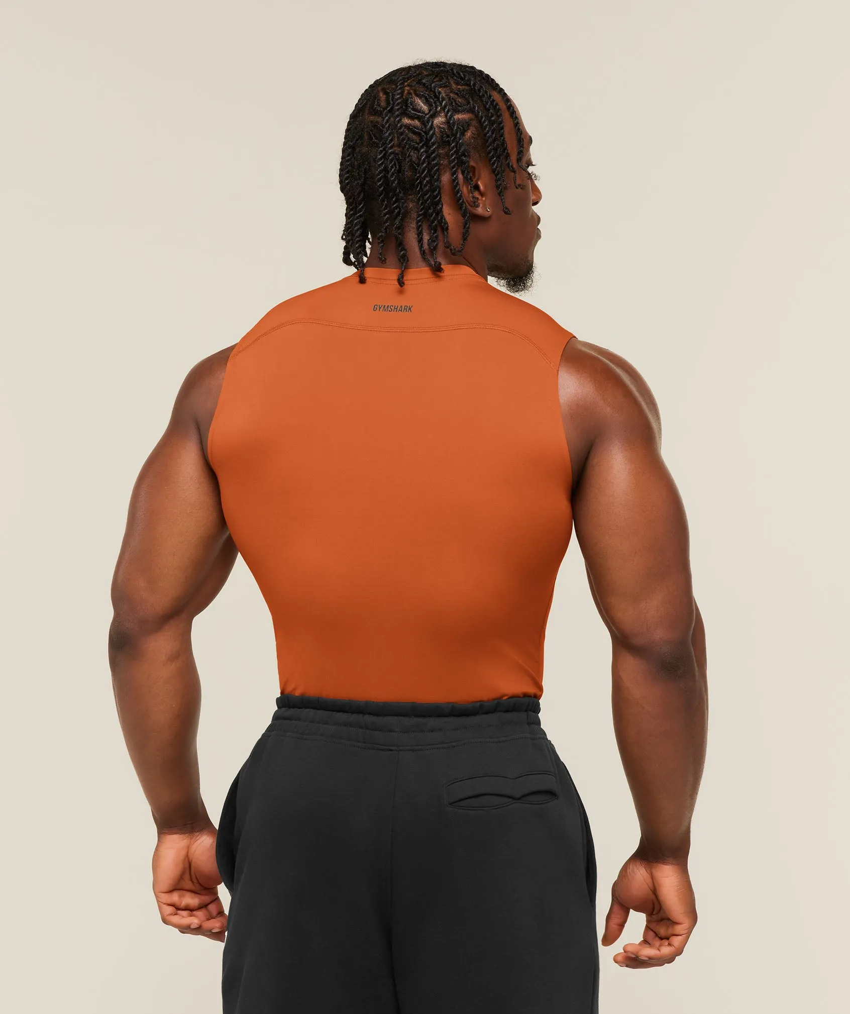 Gymshark Element Tank - Nutmeg Orange sold by Gymshark product image thumbnail 2