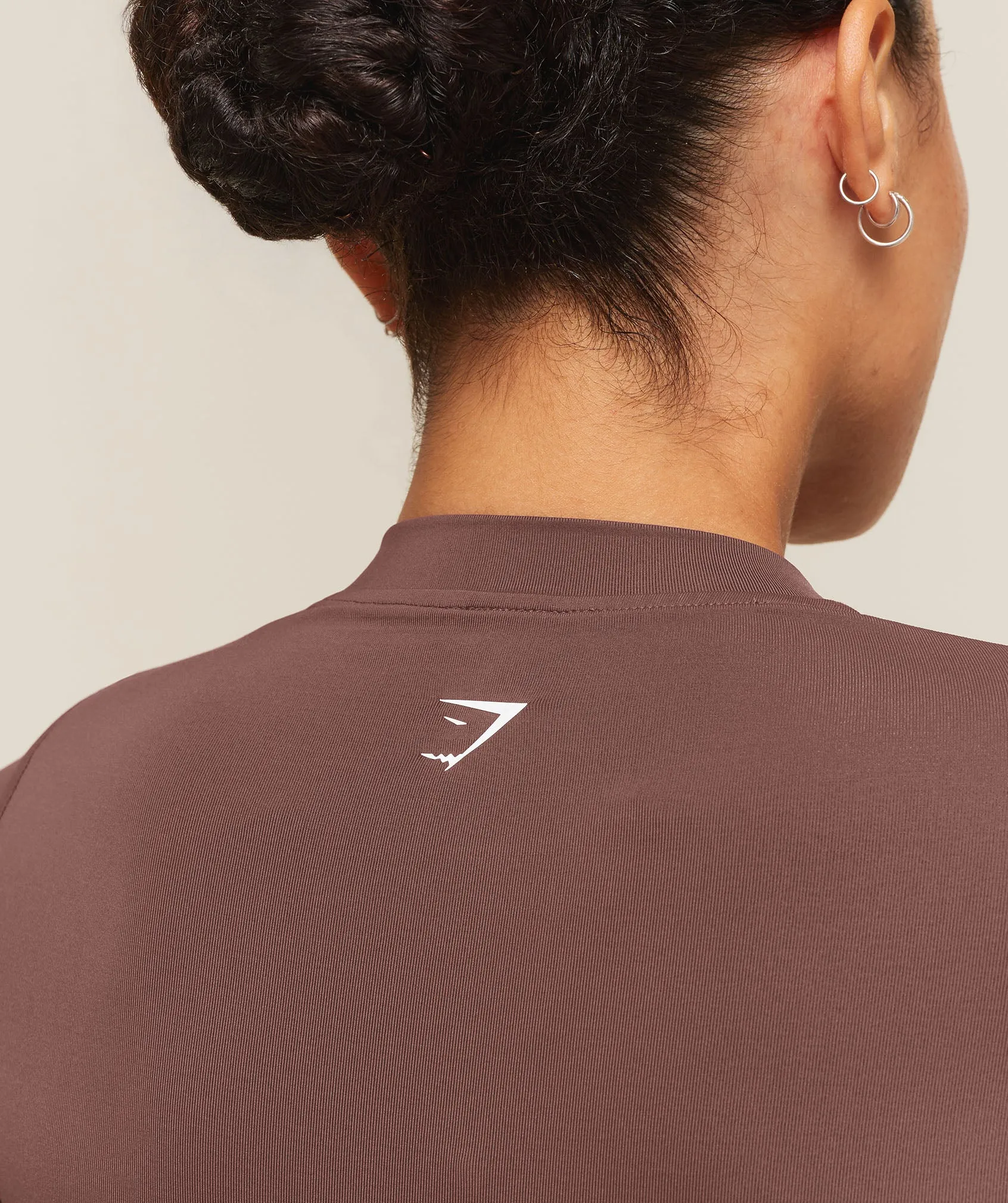 Gymshark Everyday Seamless Zip Tracktop - Espresso Brown sold by Gymshark product image thumbnail 5