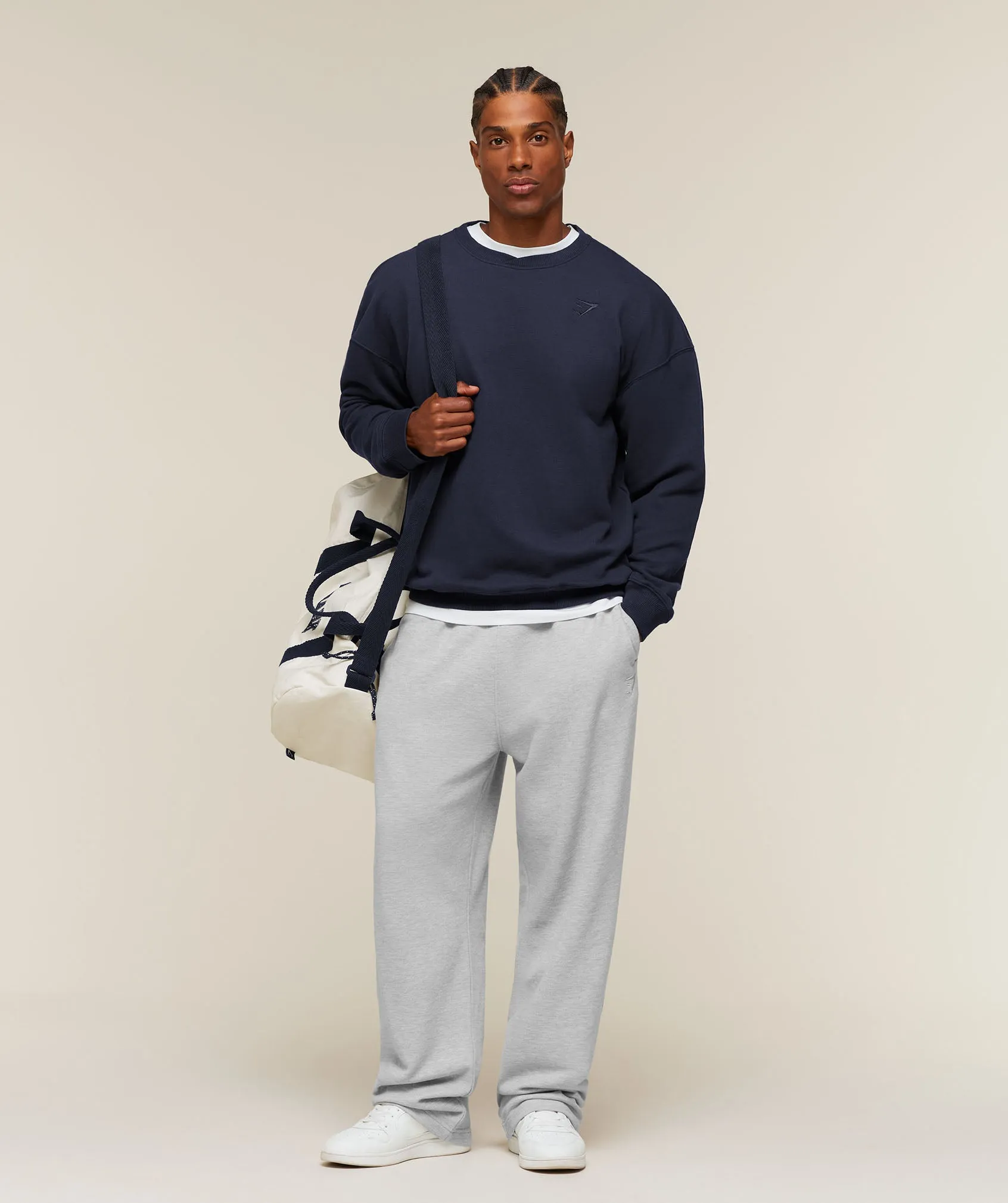Gymshark Campus Crest Sweatshirt - Heavy Blue sold by Gymshark product image thumbnail 5