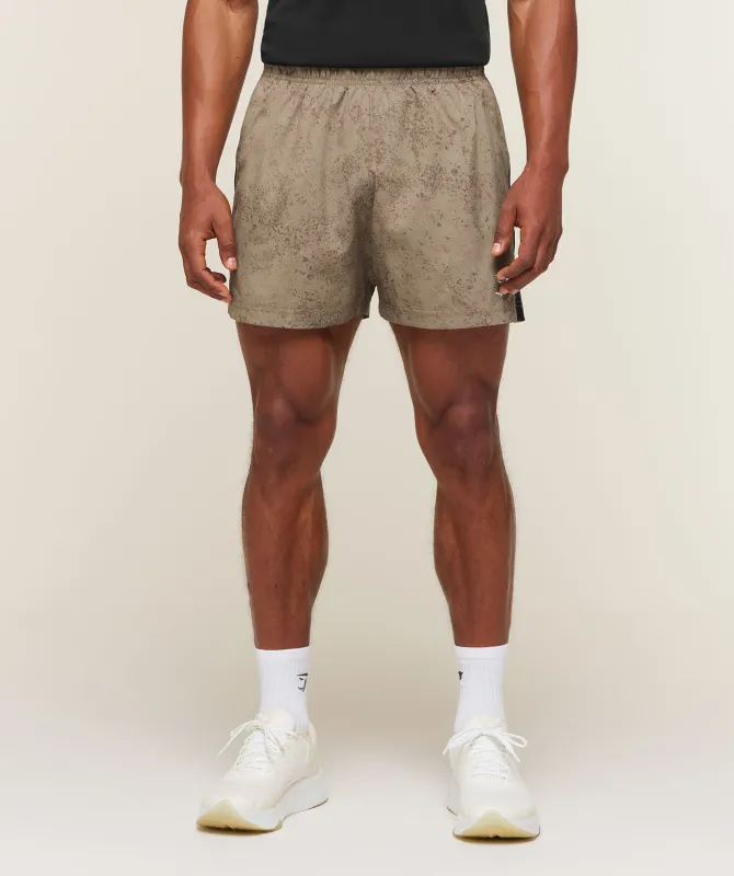 Gymshark Sport 5" Shorts - Lifestyle Brown/Black made by Gymshark