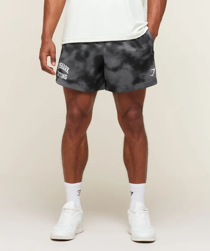 Gymshark Lifting Mesh 5" Shorts - Dark Grey made by Gymshark