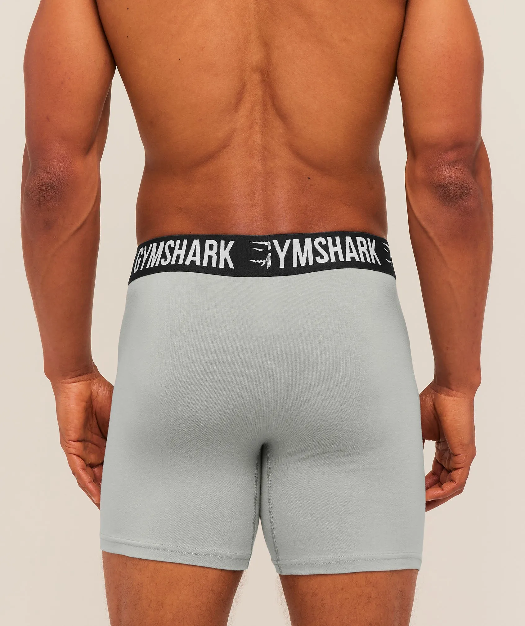 Gymshark Long Boxer Brief 3PK - Smokey Grey sold by Gymshark product image thumbnail 2
