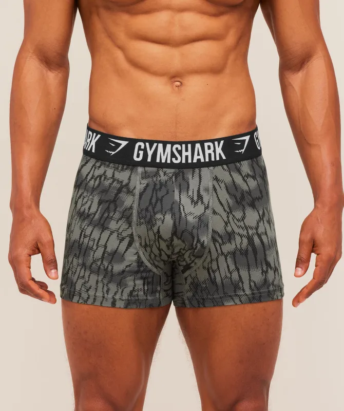 Gymshark Boxer Brief 5PK - Ash Grey/Chalk Beige/Lifestyle Brown/Espresso Brown made by Gymshark