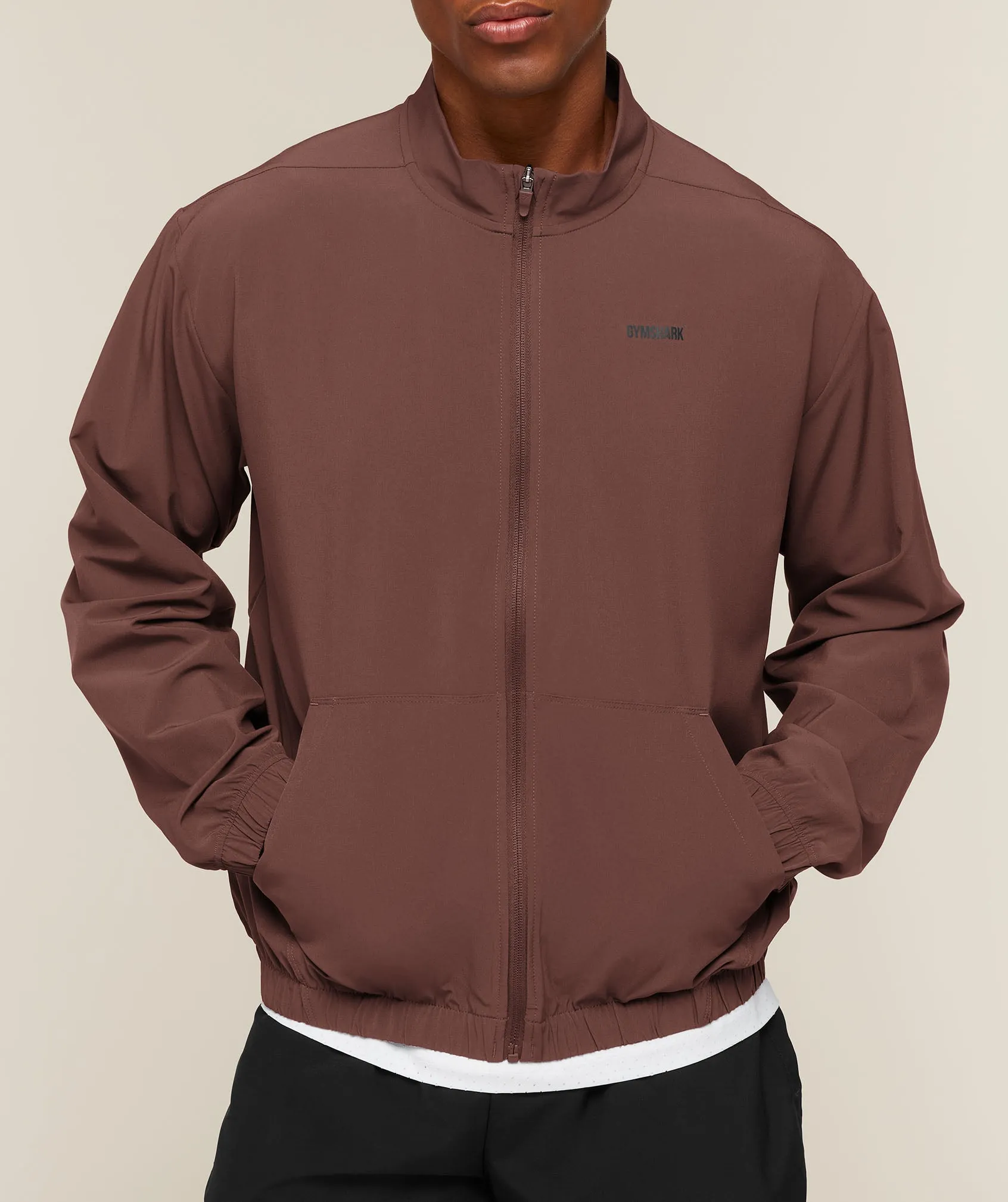 Gymshark Train Track Jacket - Espresso Brown sold by Gymshark product image thumbnail 4