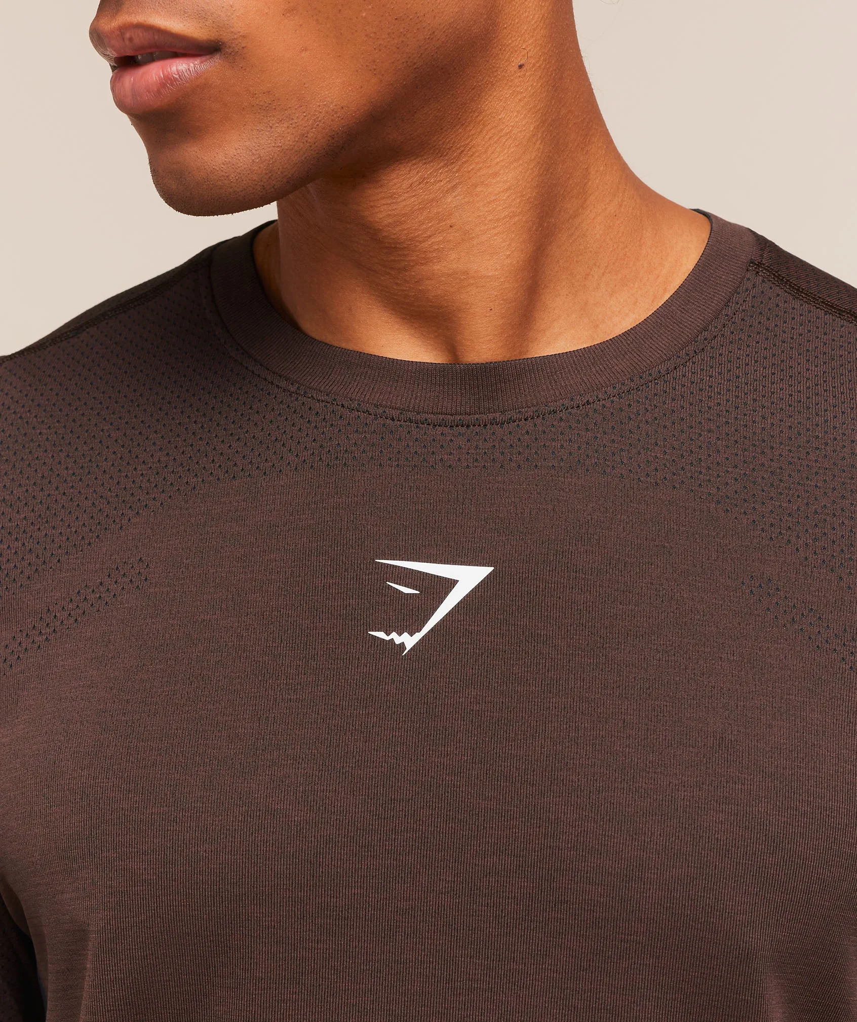 Gymshark Lightweight Seamless T-Shirt - Espresso Brown/Marl sold by Gymshark product image thumbnail 5