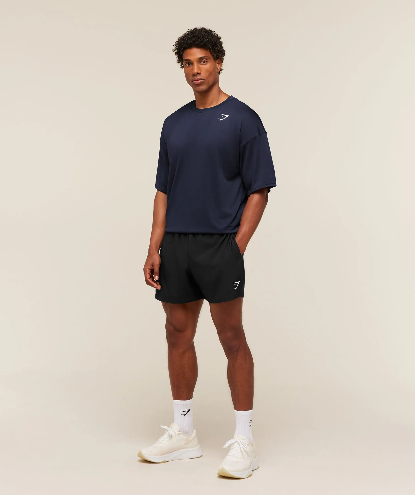 Gymshark Arrival Oversized T-Shirt - Heavy Blue sold by Gymshark product image thumbnail 4