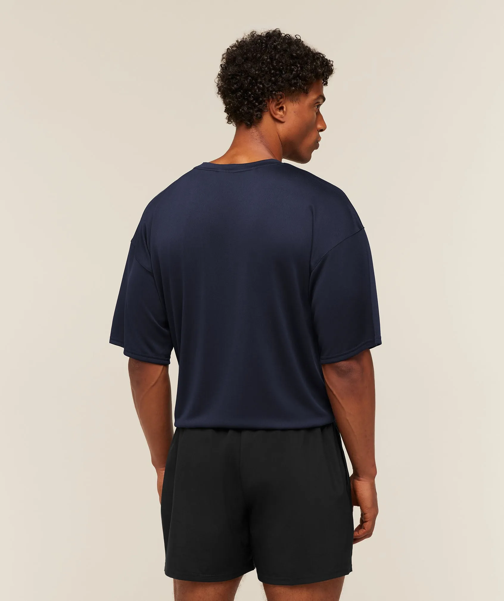 Gymshark Arrival Oversized T-Shirt - Heavy Blue sold by Gymshark product image thumbnail 2