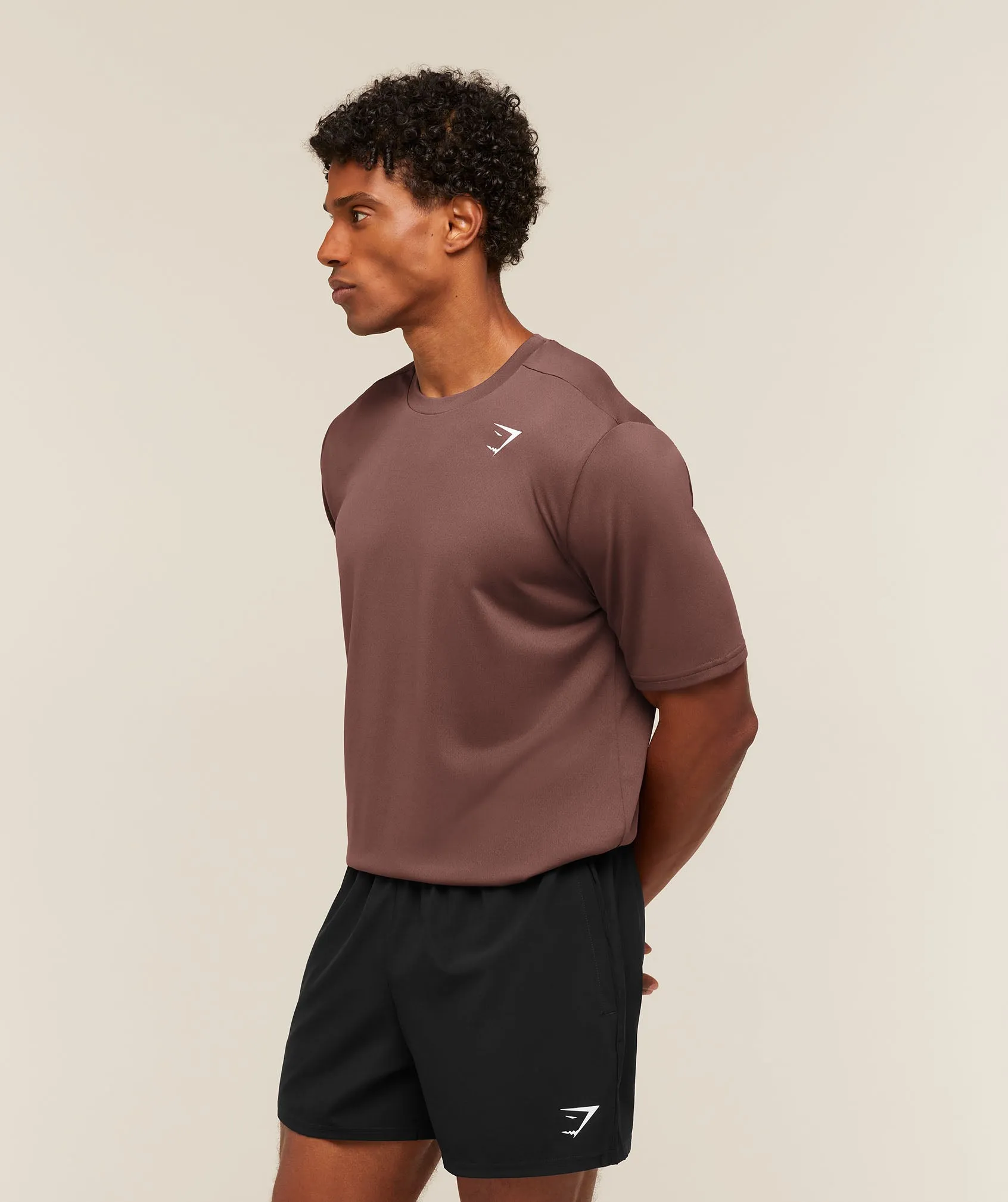 Gymshark Arrival T-Shirt - Espresso Brown sold by Gymshark product image thumbnail 3