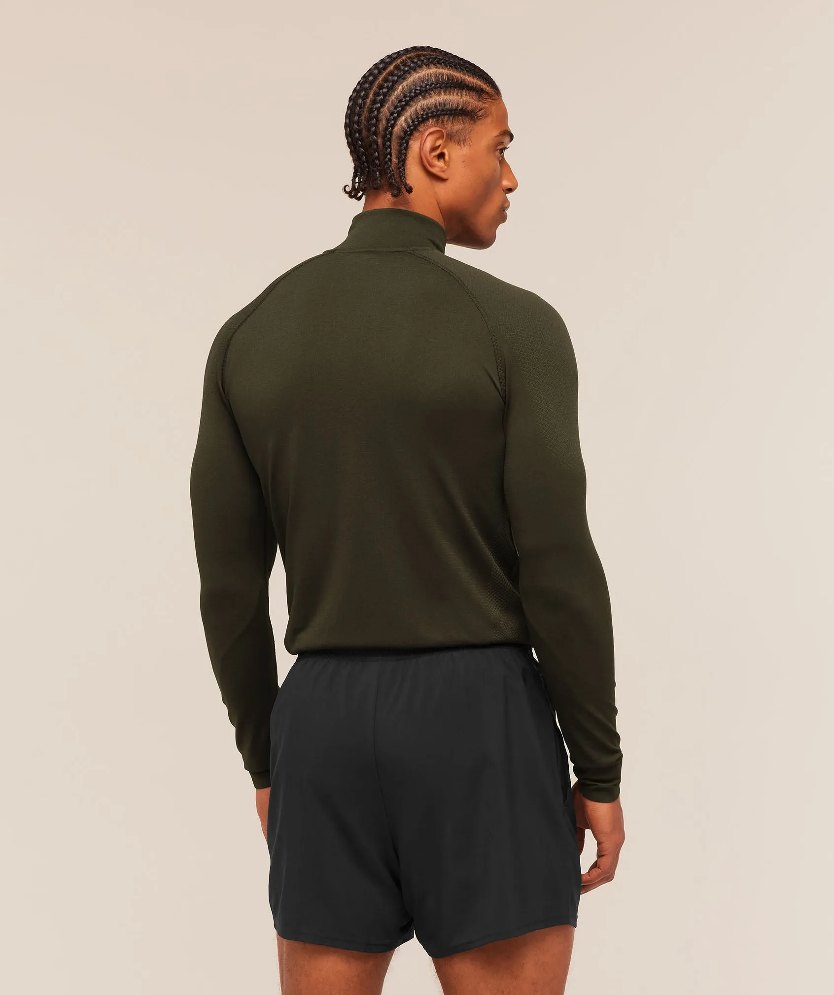 Gymshark Vital 1/4 Zip - Strength Green/Canvas Green sold by Gymshark product image thumbnail 2