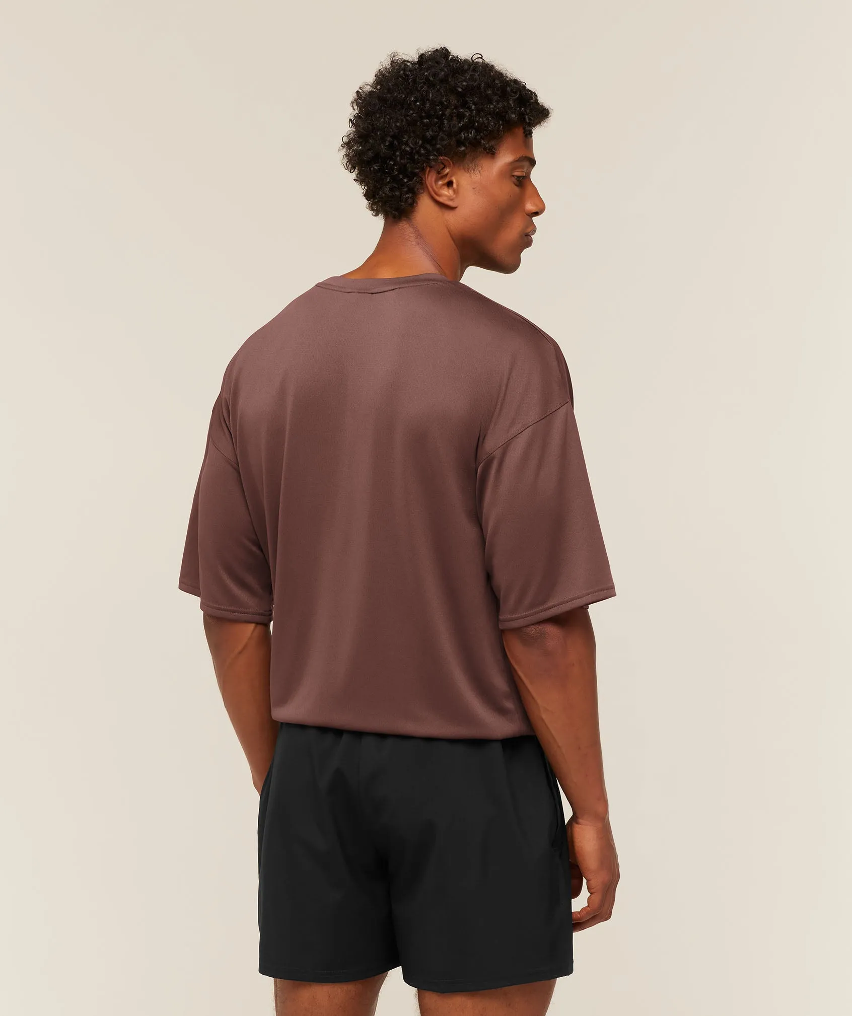Gymshark Arrival Oversized T-Shirt - Espresso Brown sold by Gymshark product image thumbnail 2