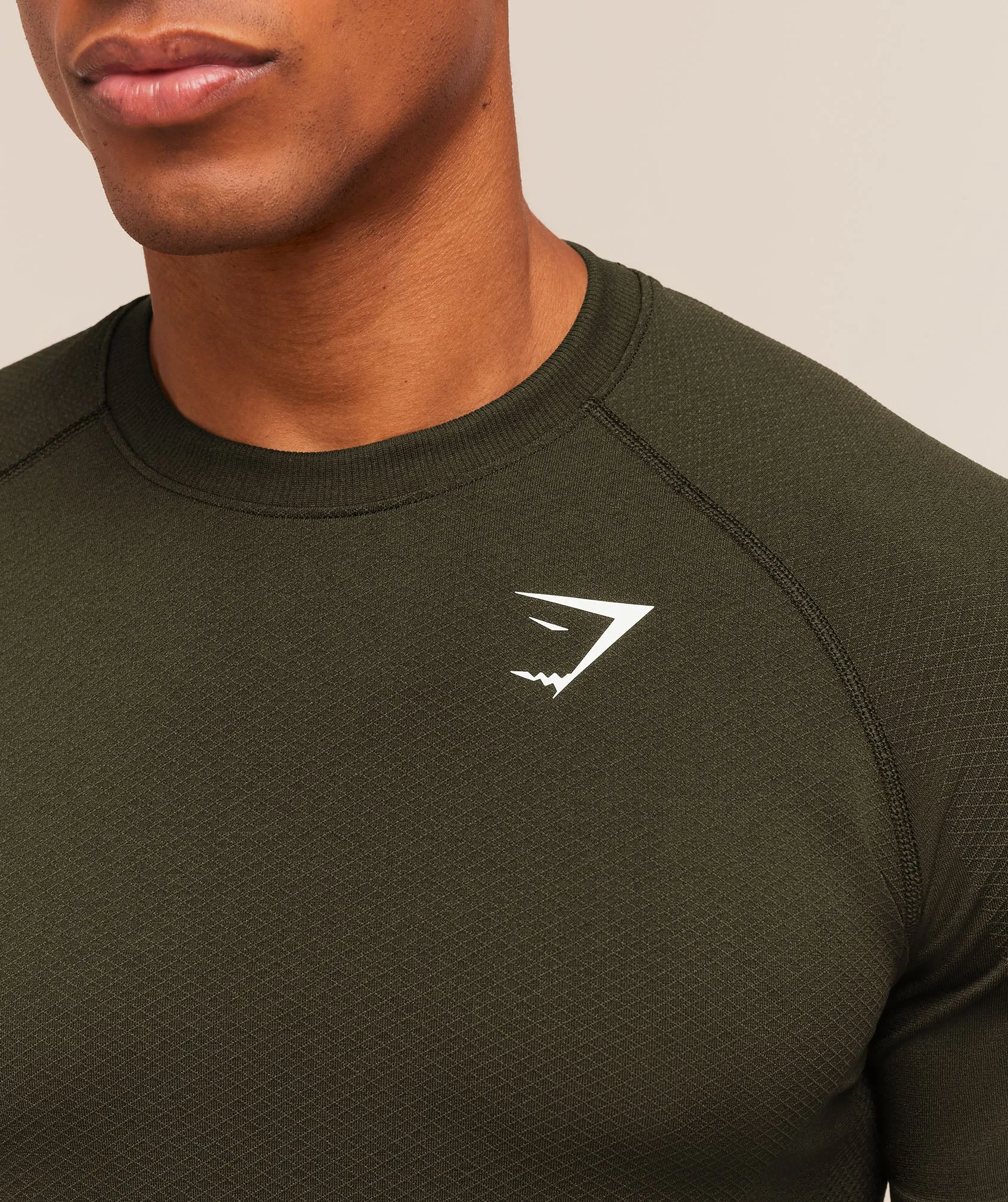 Gymshark Vital Seamless T-Shirt - Strength Green/Canvas Green sold by Gymshark product image thumbnail 5
