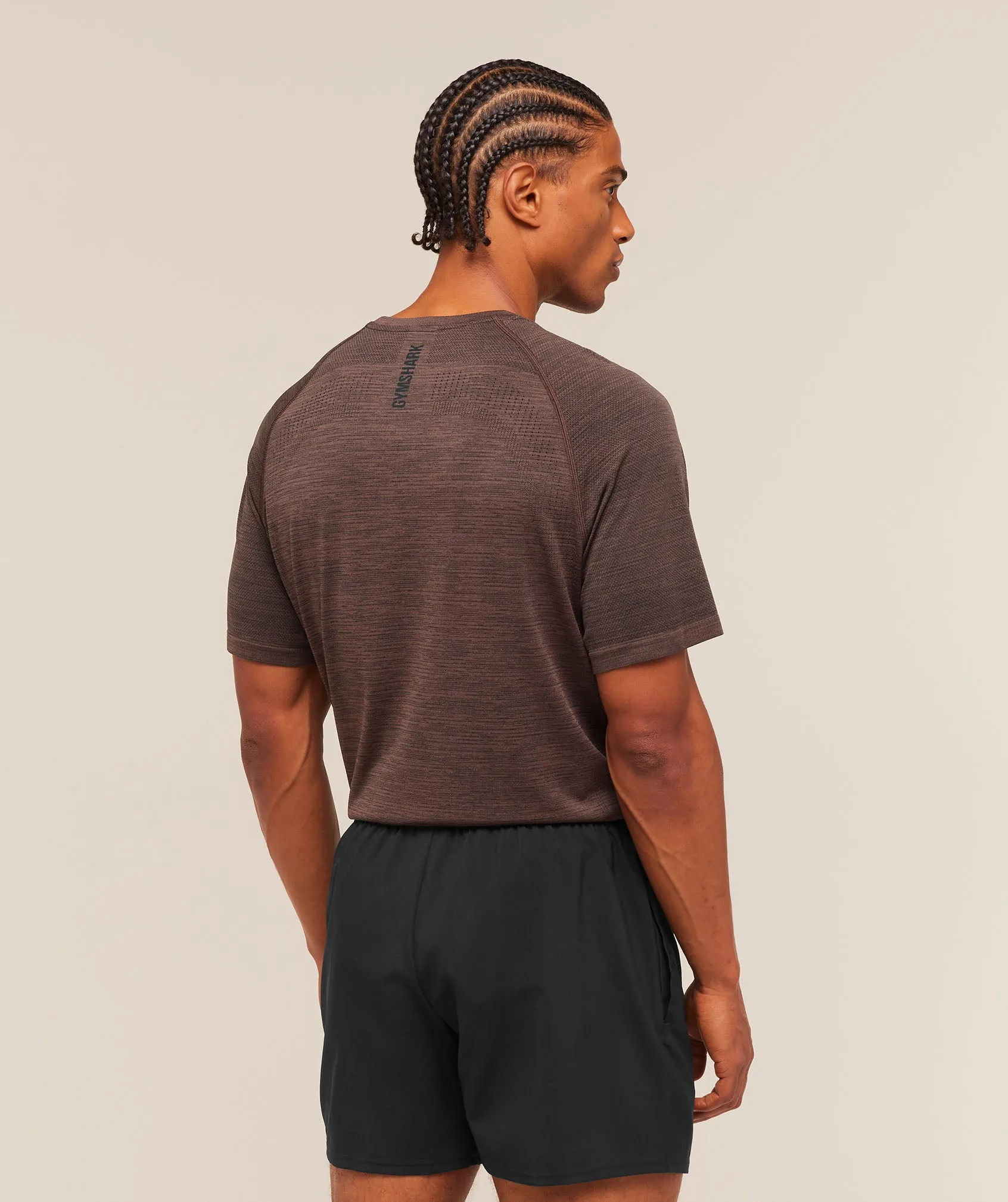 Gymshark Versatile Seamless T-Shirt - Espresso Brown/Black sold by Gymshark product image thumbnail 2