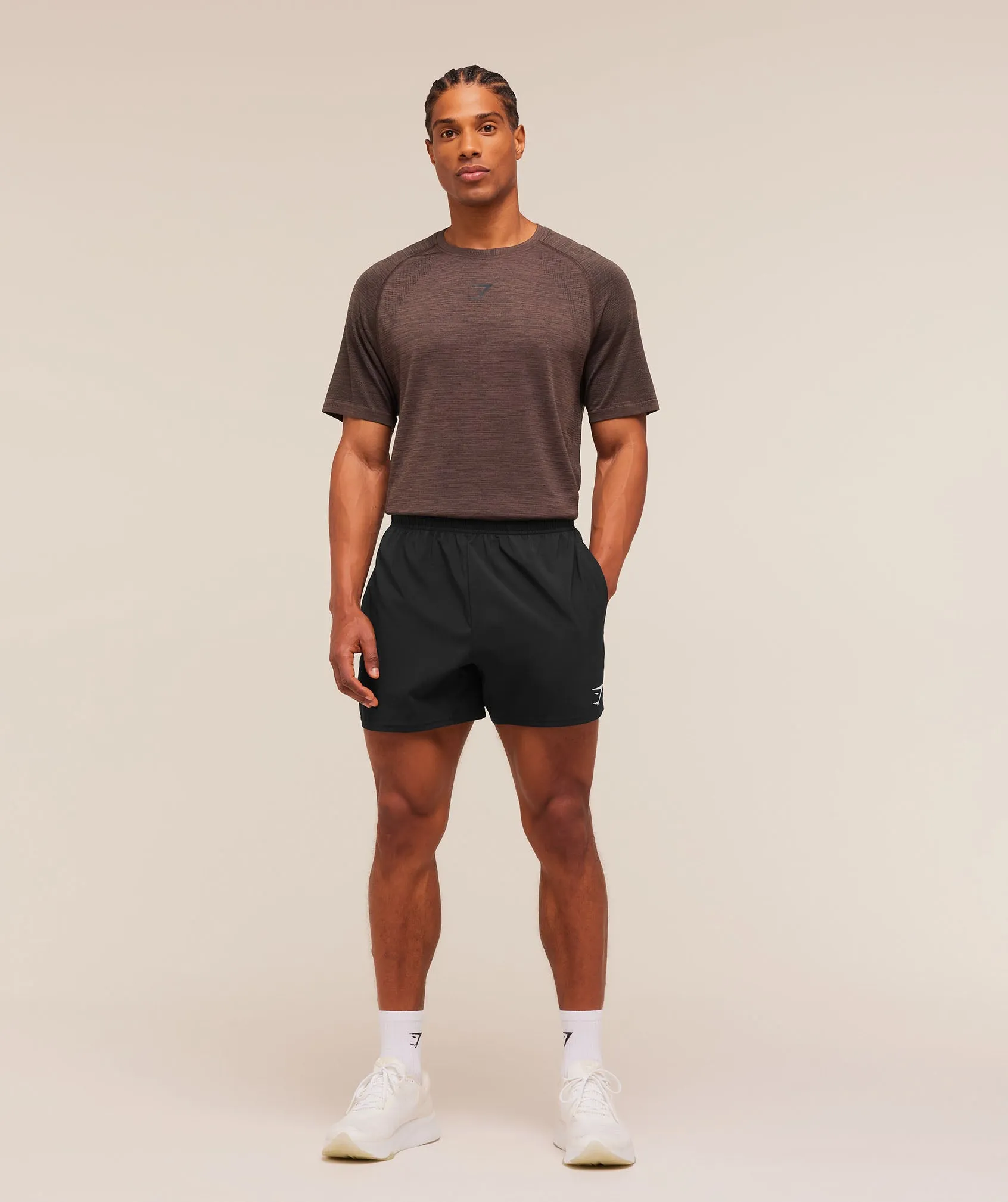 Gymshark Versatile Seamless T-Shirt - Espresso Brown/Black sold by Gymshark product image thumbnail 4