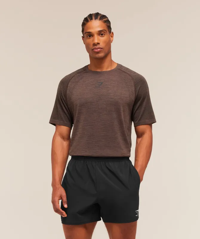 Gymshark Versatile Seamless T-Shirt - Espresso Brown/Black made by Gymshark