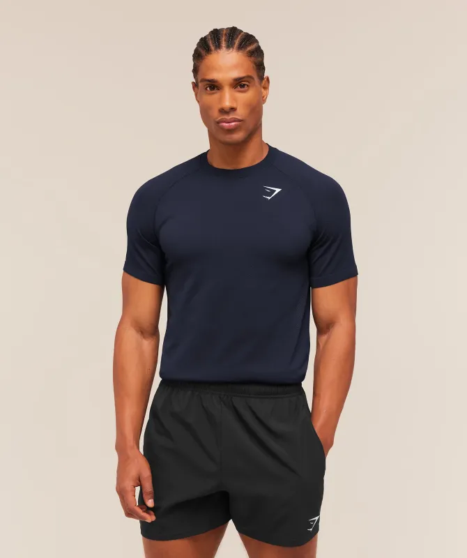 Gymshark Vital Seamless T-Shirt - Navy/Heavy Blue made by Gymshark