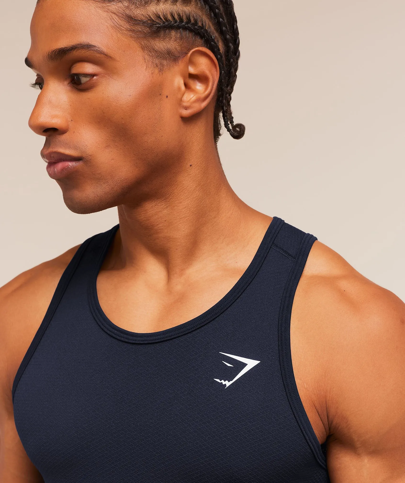 Gymshark Vital Tank - Navy/Heavy Blue sold by Gymshark product image thumbnail 5