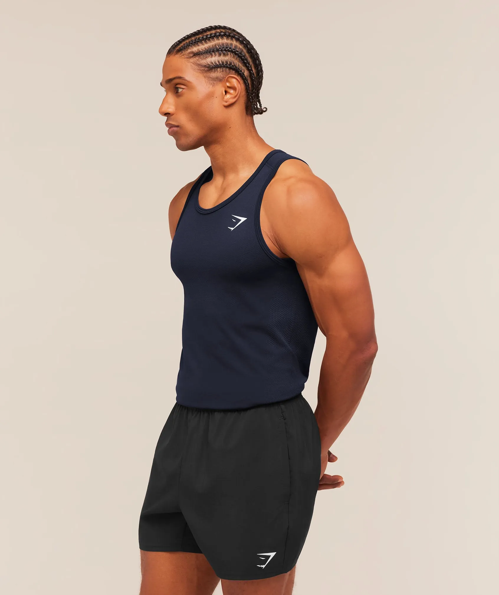 Gymshark Vital Tank - Navy/Heavy Blue sold by Gymshark product image thumbnail 3