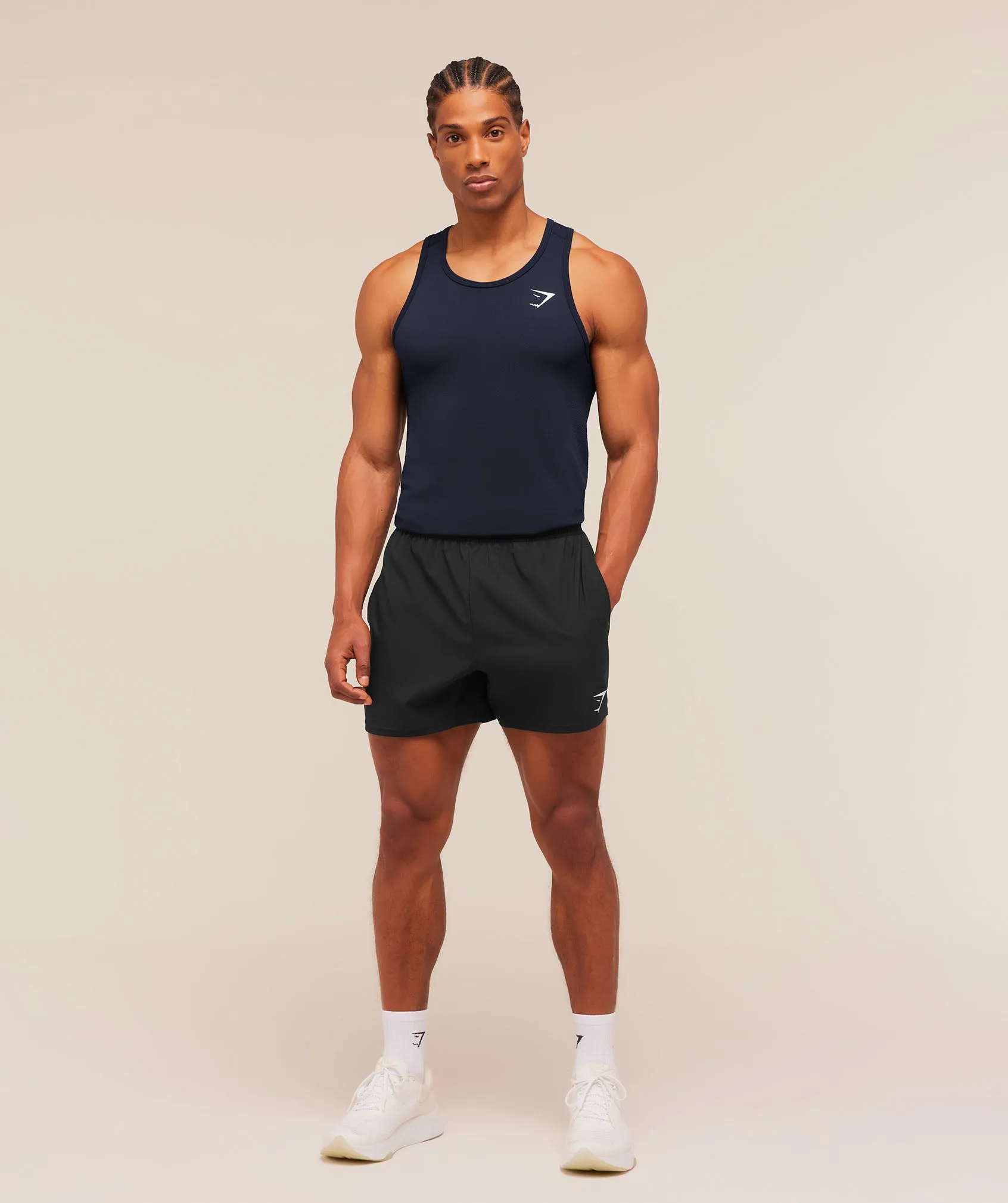 Gymshark Vital Tank - Navy/Heavy Blue sold by Gymshark product image thumbnail 4