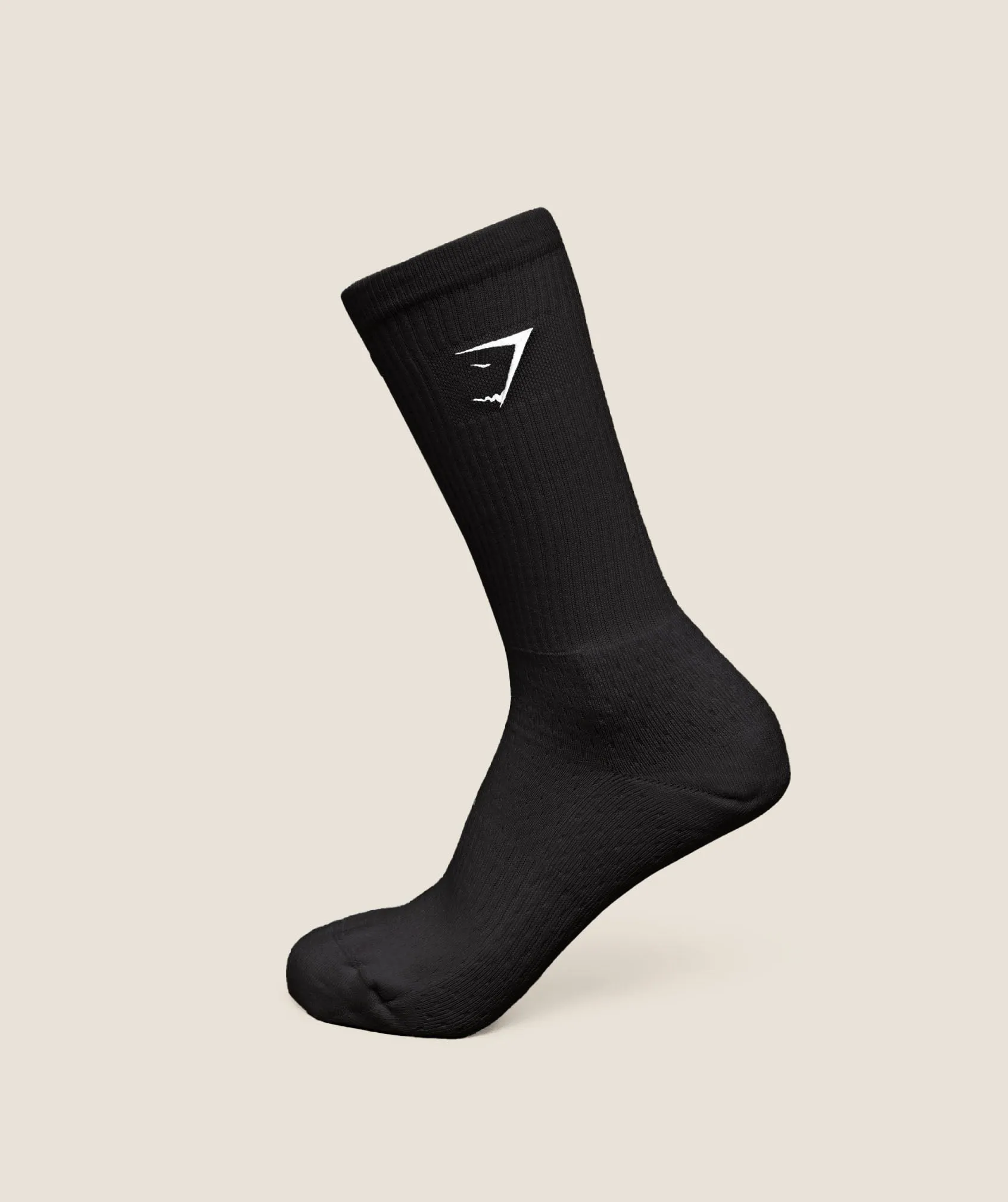 Gymshark Premium Sharkhead Crew Single - Black sold by Gymshark