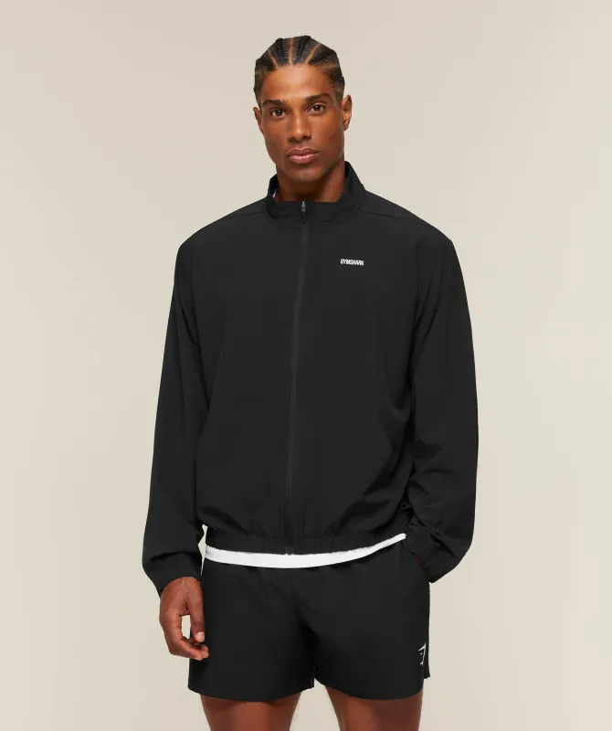 Gymshark Train Track Jacket - Black made by Gymshark