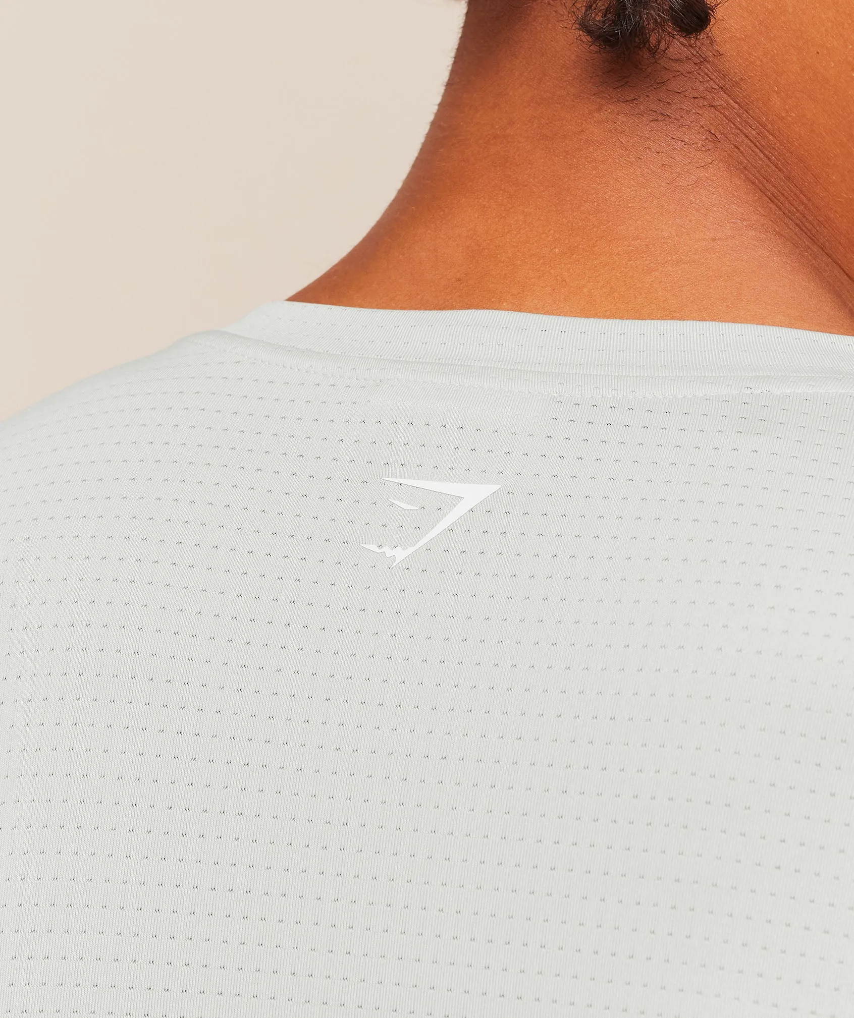 Gymshark Train Long Sleeve T-Shirt - Light Grey sold by Gymshark product image thumbnail 5