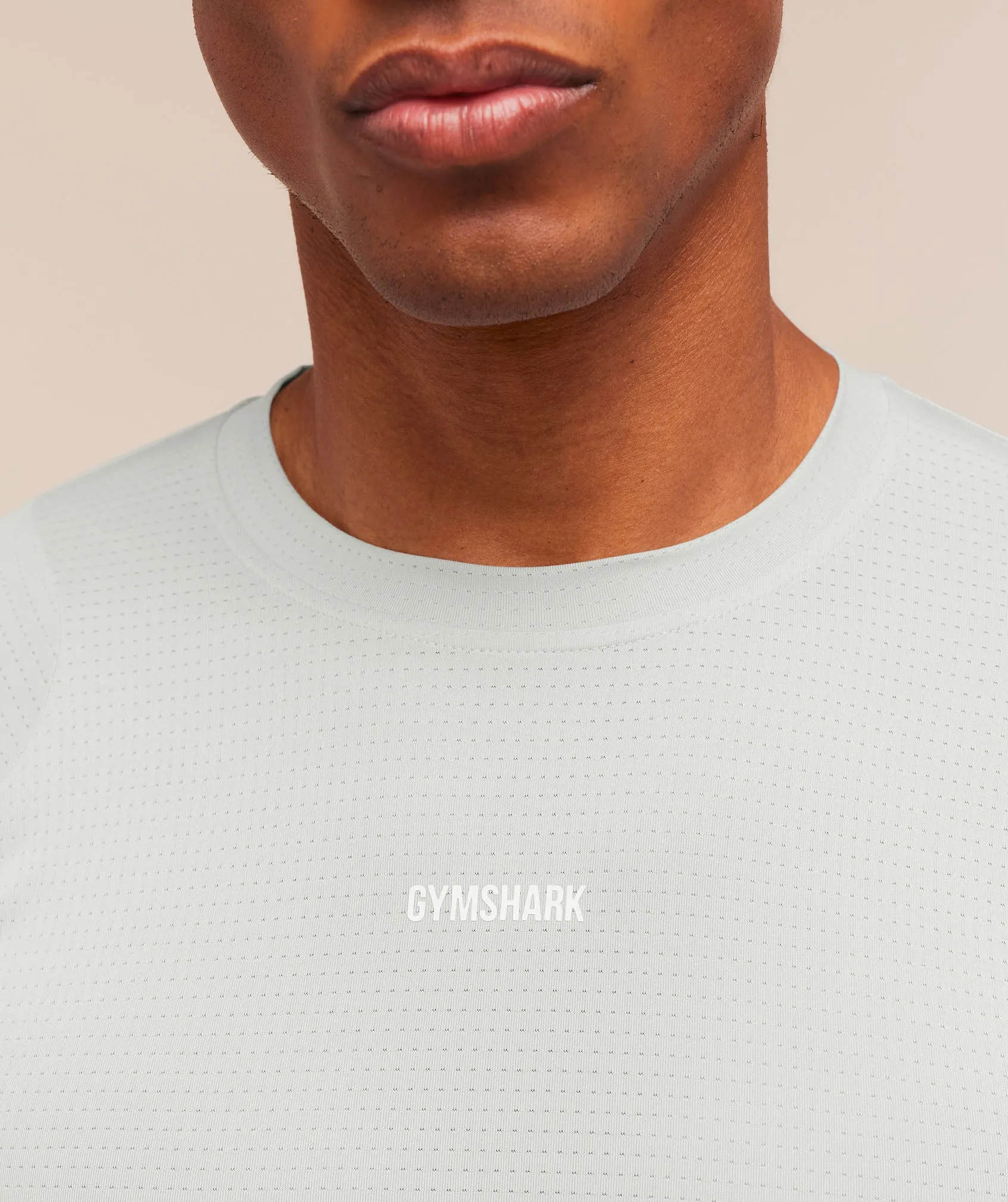 Gymshark Train Long Sleeve T-Shirt - Light Grey sold by Gymshark product image thumbnail 4