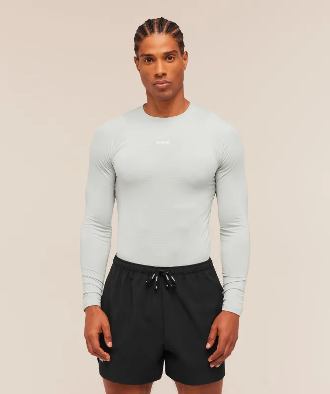 Gymshark Train Long Sleeve T-Shirt - Light Grey made by Gymshark