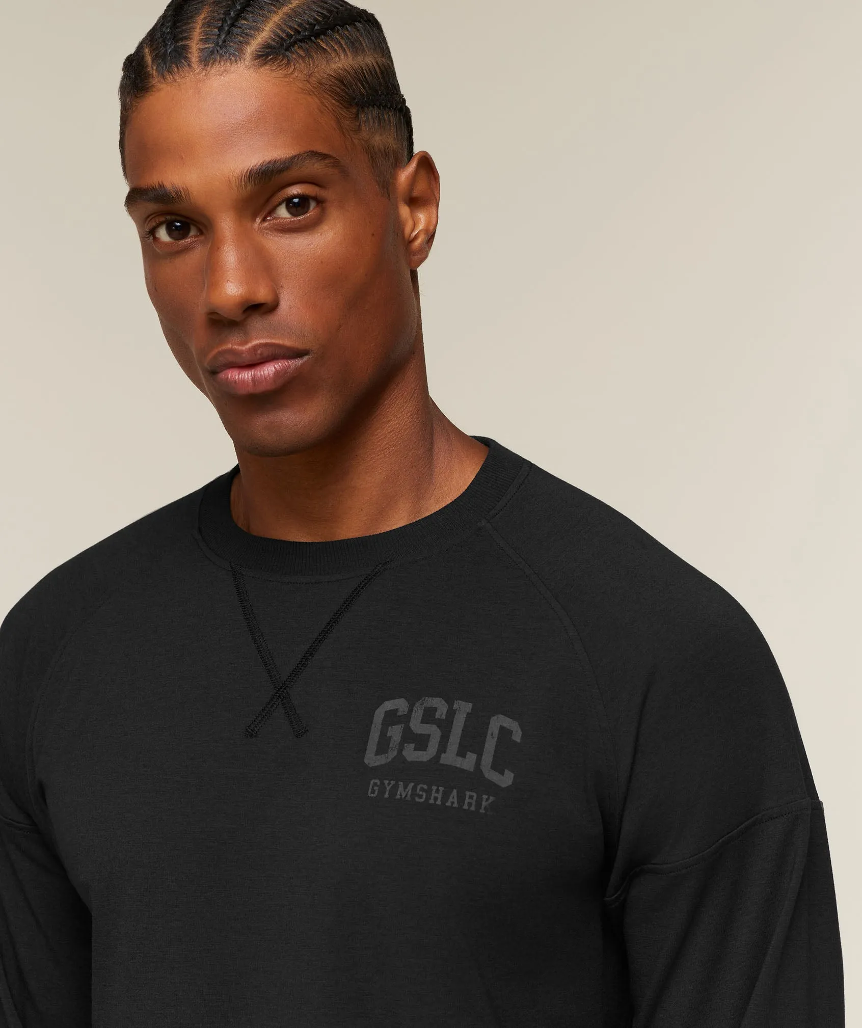 Gymshark GSLC Raglan Long Sleeve T-Shirt - Black sold by Gymshark product image thumbnail 5
